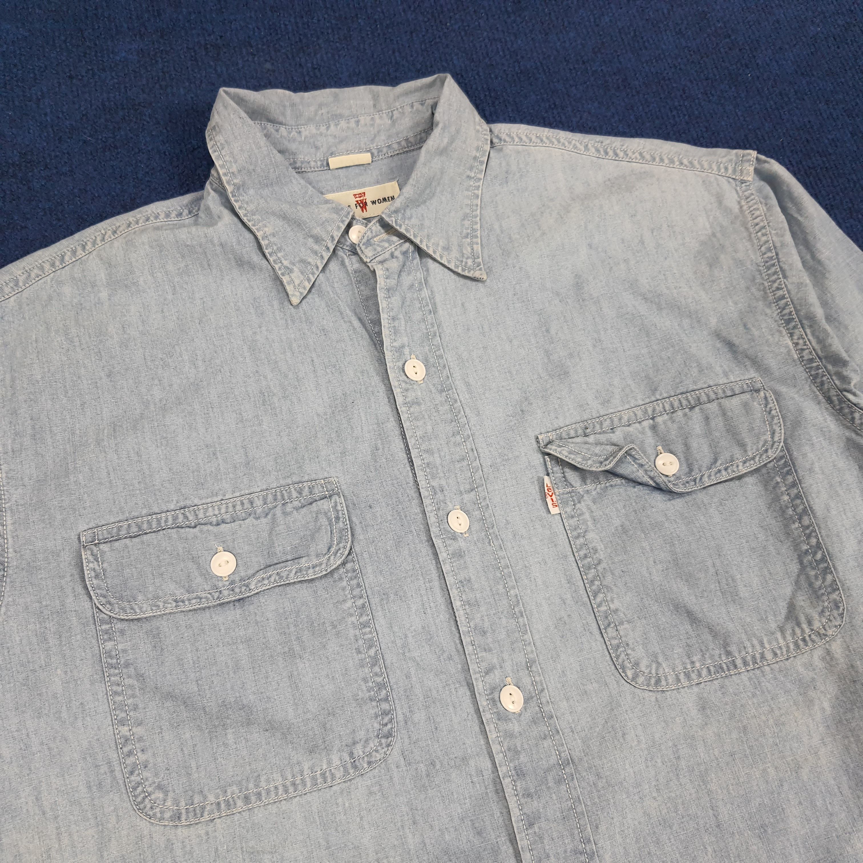 Levi's × Vintage Vintage Levi's Jeans for Women Button Up Shirt Size M / US 6-8 / IT 42-44 - 2 Thumbnail