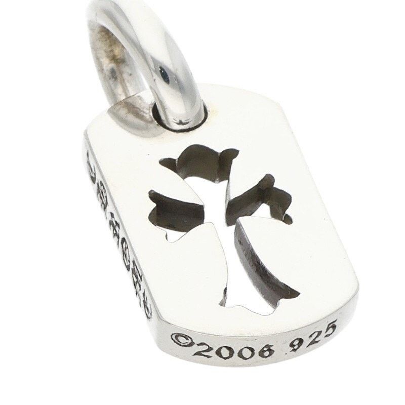 Chrome Hearts Chrome Hearts Cross Dog Tag Silver Necklace Size ONE SIZE - 4 Thumbnail