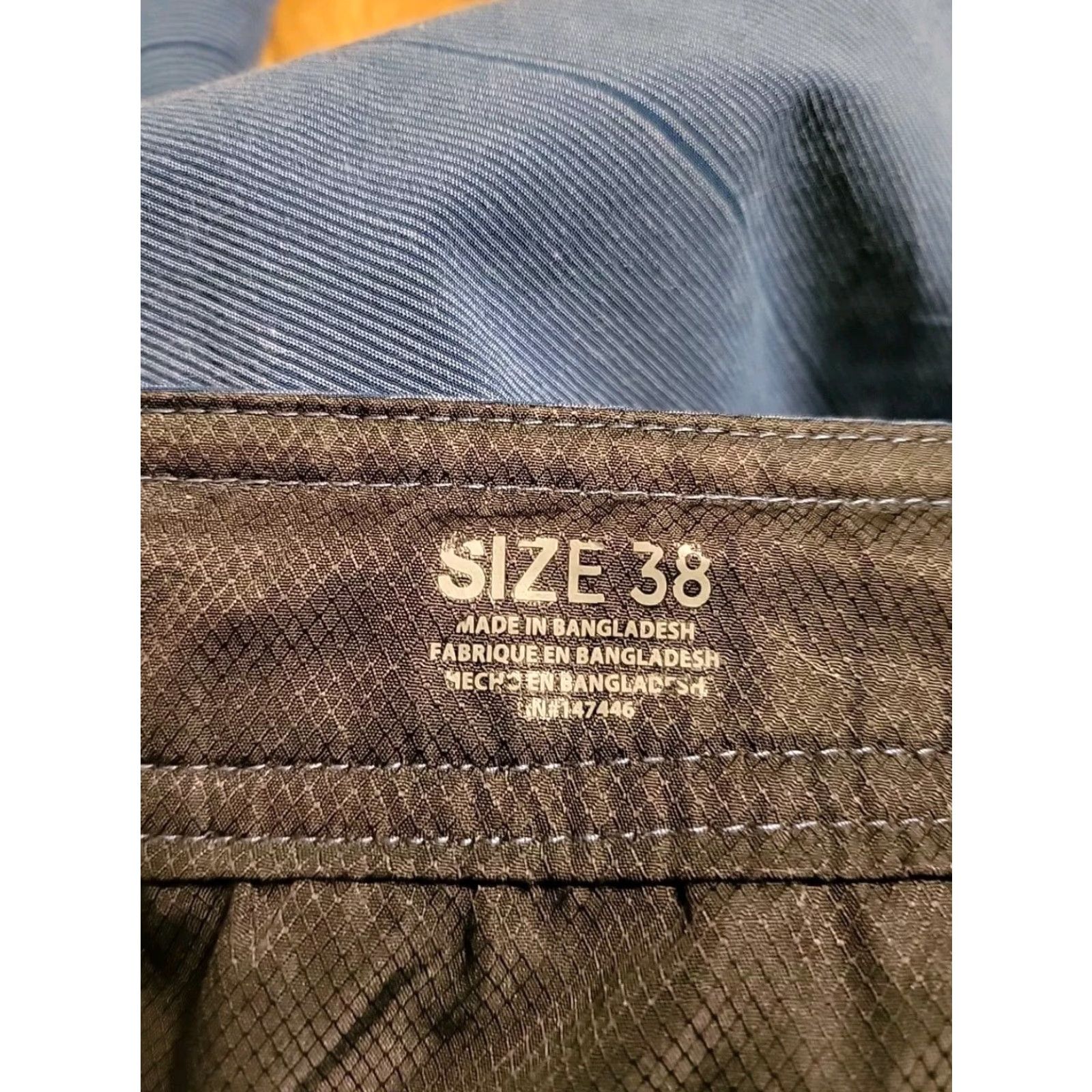 Hang Ten Hang Ten Blue Shorts Men Chino 10" Inseam Drawstring Pockets Security 38 Size US 38 / EU 54 - 5 Thumbnail