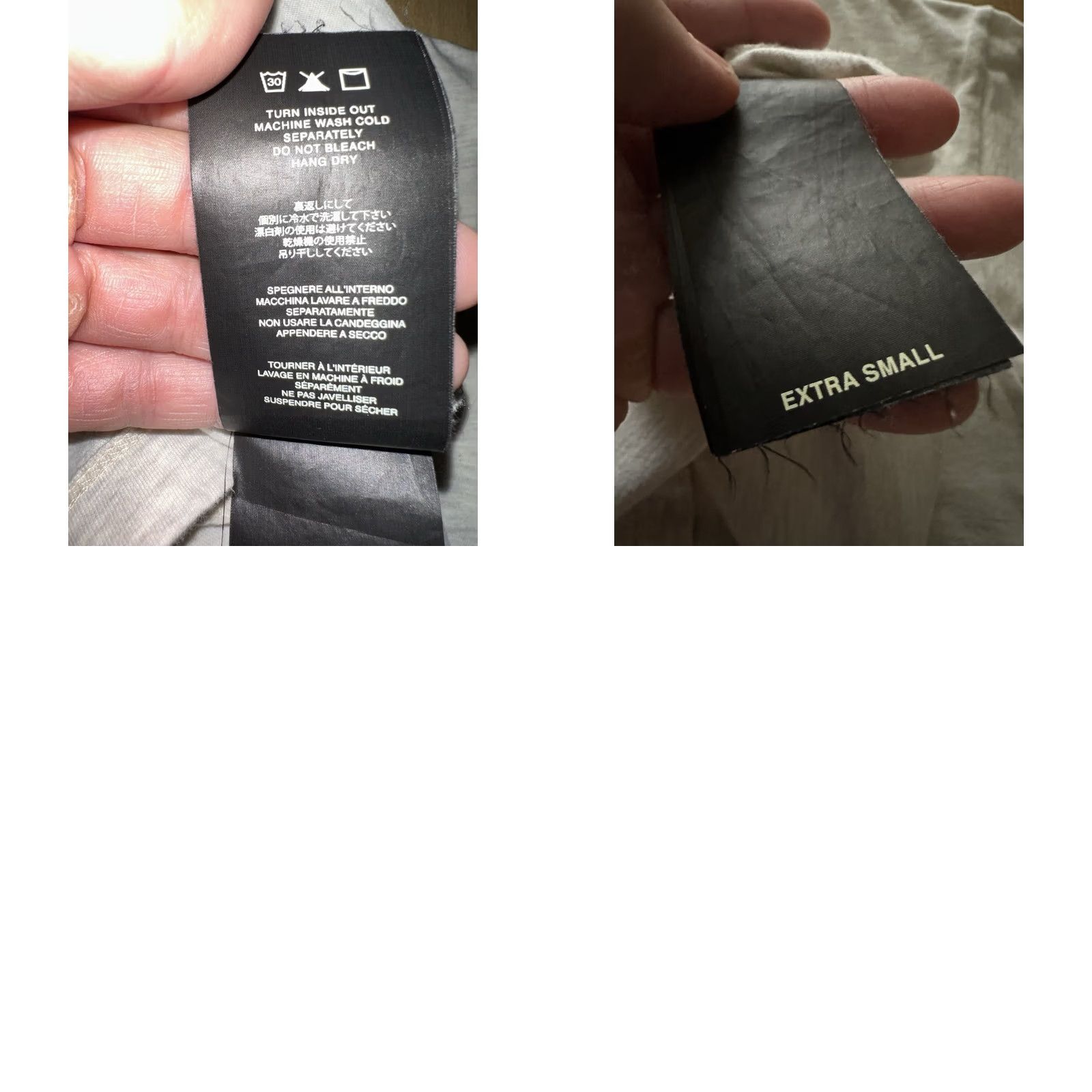 Fear of God FEAR OF GOD T-Shirt Gray Oversized Mens XS Chest 22 Length 25.75 And Blue Letters Vintage? Size US XS / EU 42 / 0 - 8 Thumbnail