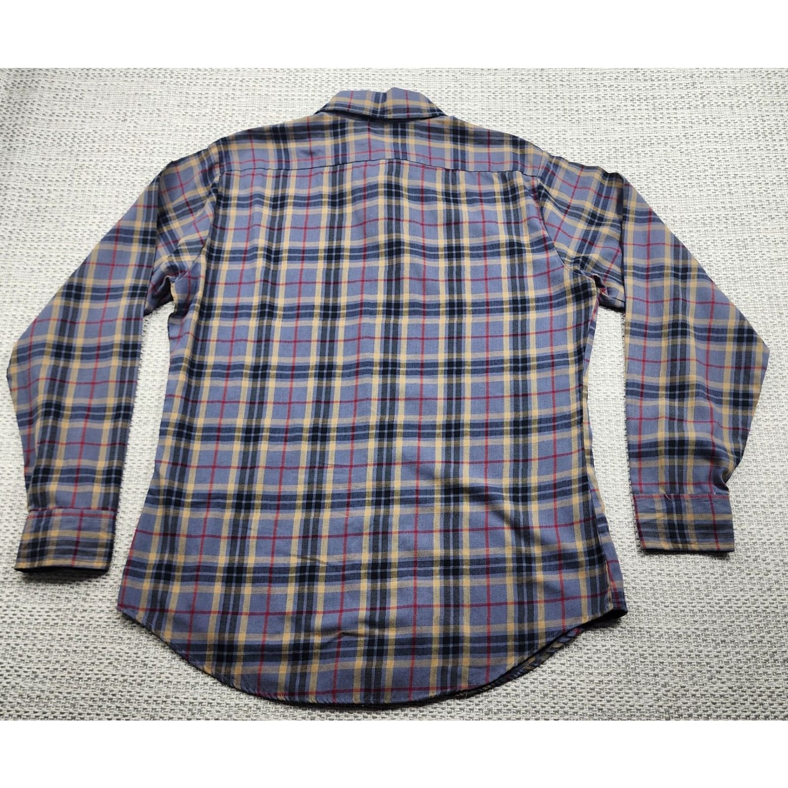 Vintage VINTAGE JC Penney Sportswear Doevella Shirt Mens Medium Blue Plaid Button Up 70s Size US M / EU 48-50 / 2 - 2 Thumbnail