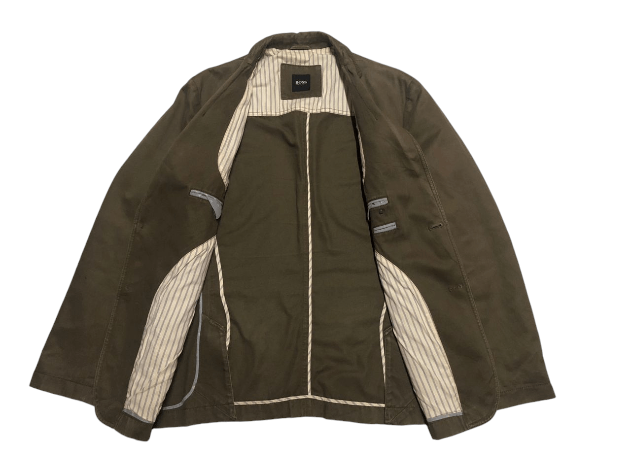 Hugo Boss Vintage Hugo Boss Coat Blazer Jacket Cotton Size US L / EU 52-54 / 3 - 3 Thumbnail