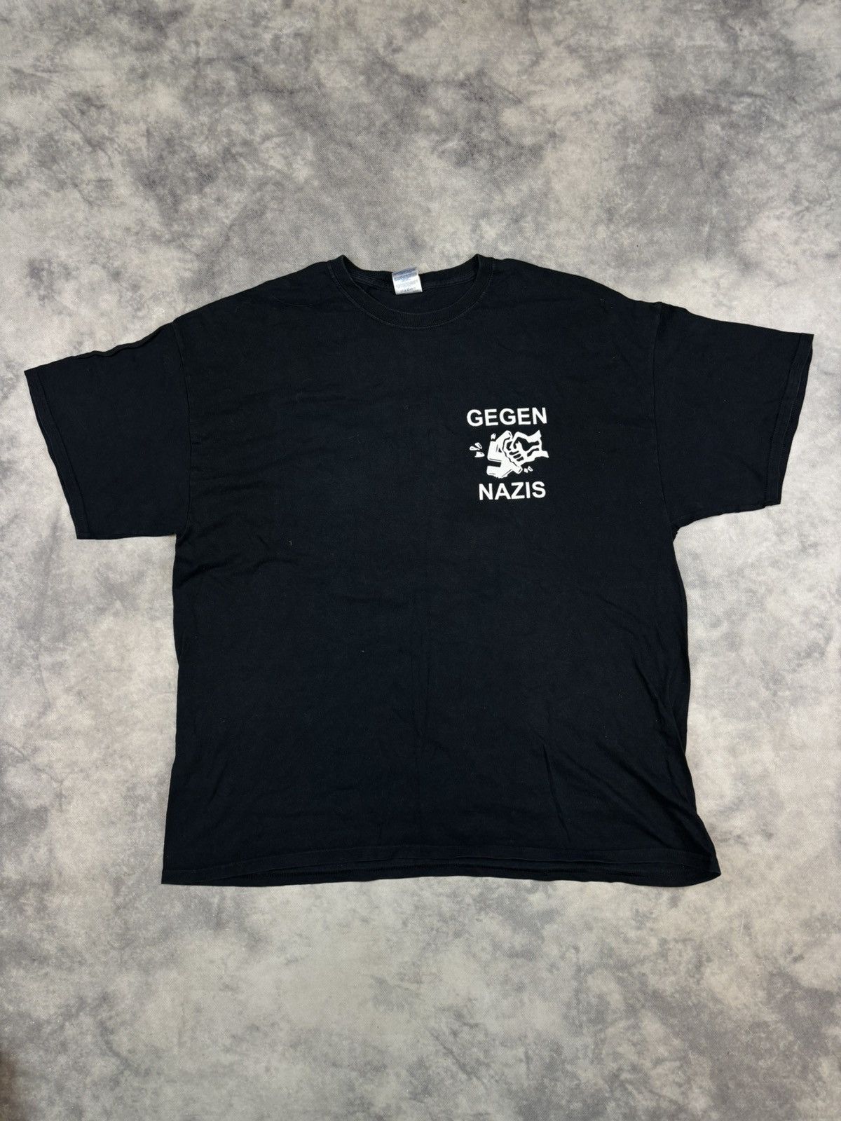 Other Gegen Nazis Graphic t shirt history Avantgarde y2k 90s art Size US XXL / EU 58 / 5 - 3 Thumbnail