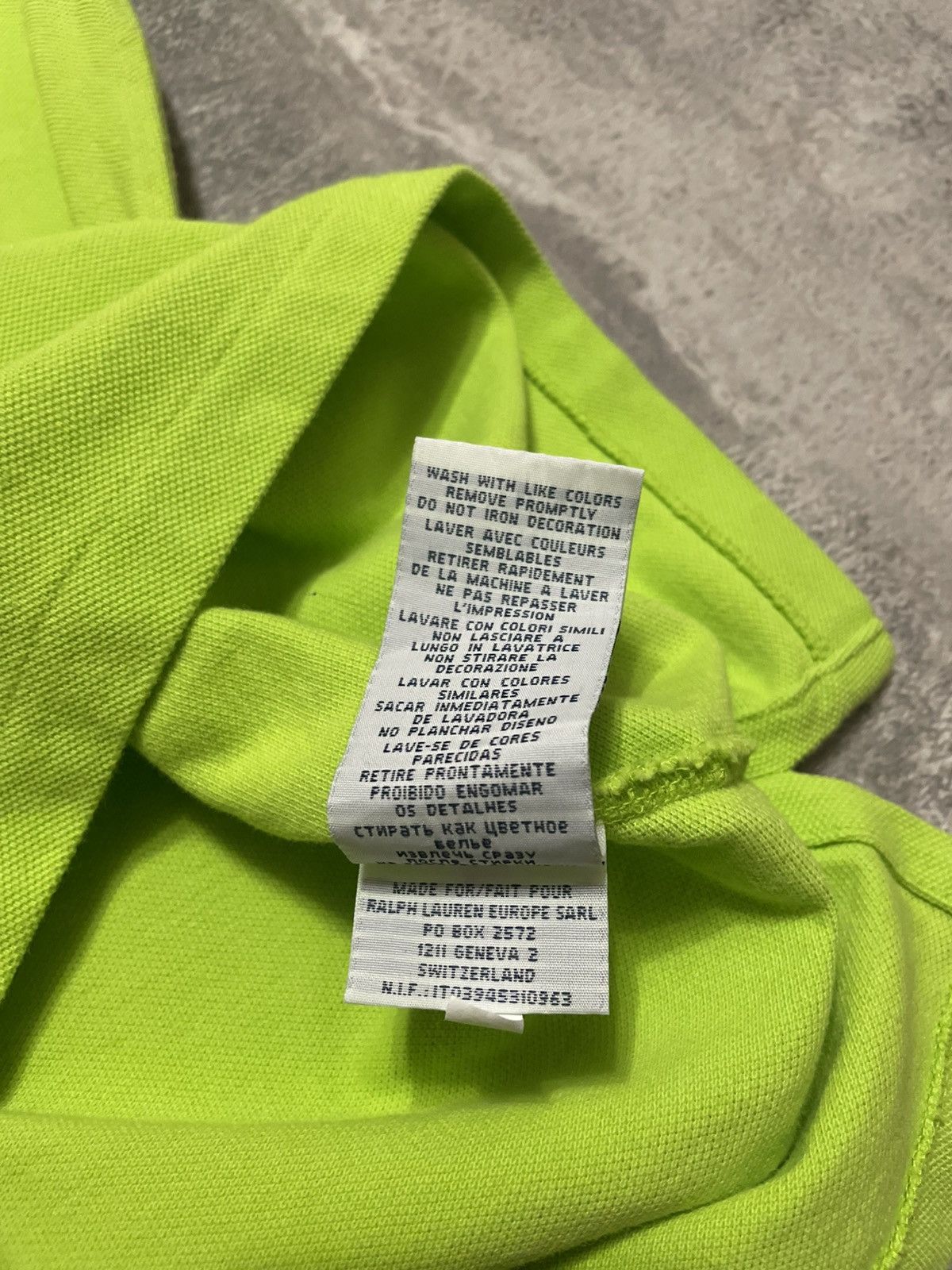 Polo Ralph Lauren Vintage Polo Ralph Lauren Neon Green Big Ponny Logo Size US M / EU 48-50 / 2 - 10 Thumbnail
