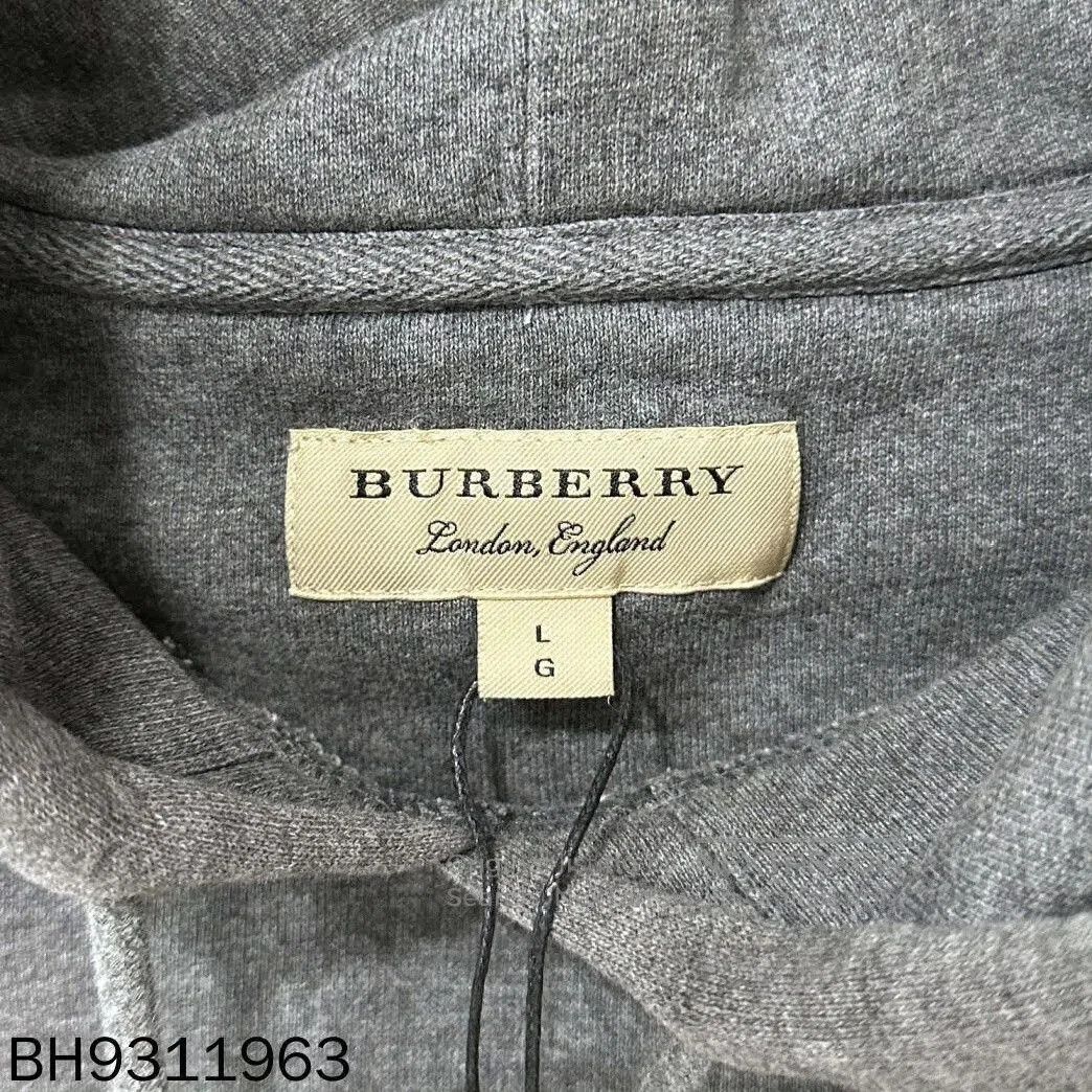 Burberry burberry embroidered logo hoodie in gray. Size US L / EU 52-54 / 3 - 5 Thumbnail