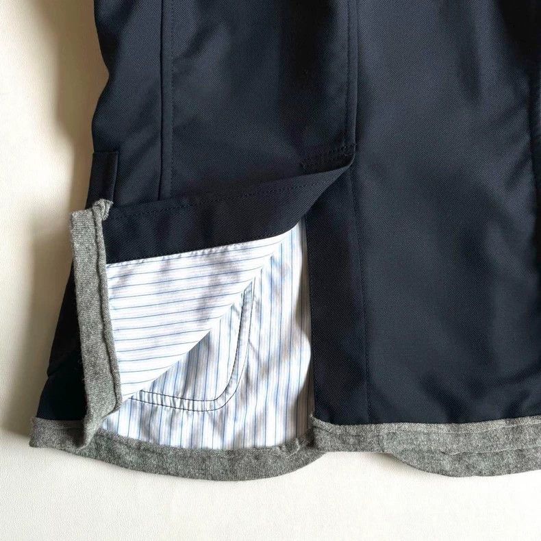Comme des Garcons Comme des Garcons Shirt lined sweater splicing coat Size S / US 4 / IT 40 - 6 Thumbnail