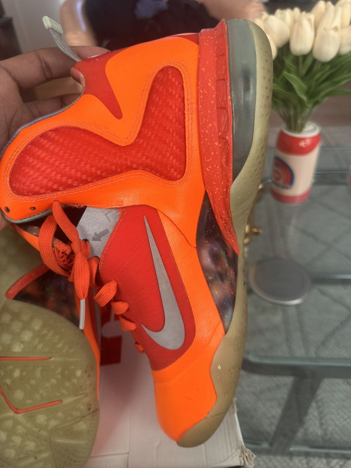 Nike Nike Lebron 9 IX Big Bang Galaxy All Star Orange Sz 10.5 Size US 10.5 / EU 43-44 - 10 Thumbnail