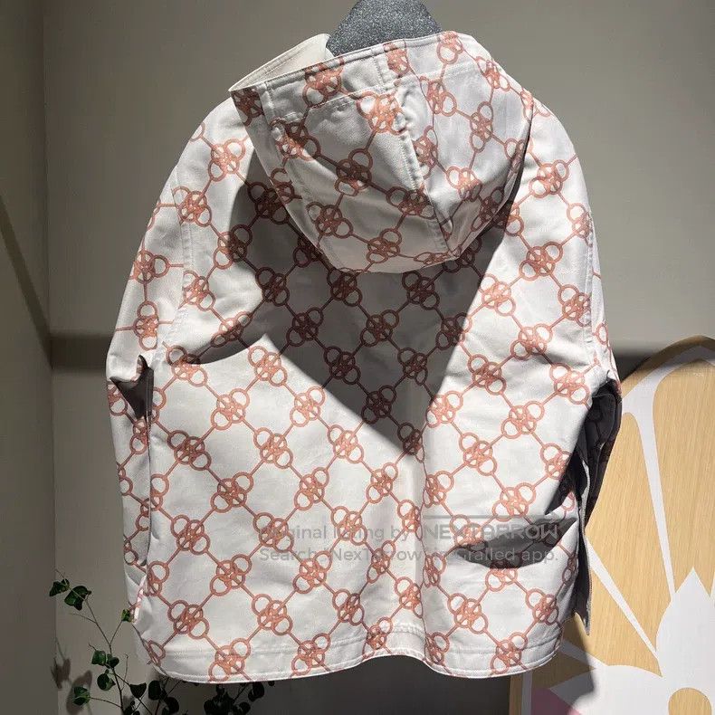 Hermes Hermes Pig Nose Jacket Hooded Windproof Sweatshirt Jacket Size M / US 6-8 / IT 42-44 - 3 Thumbnail