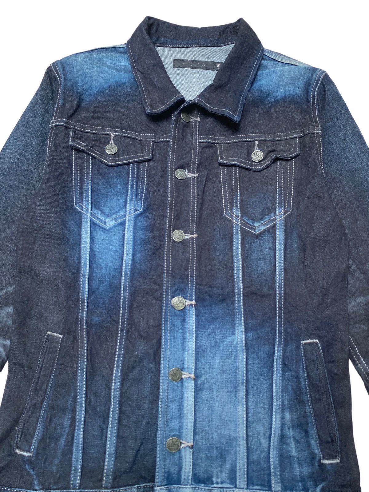 Japanese Brand × Vintage Vintage Japanese Brand Fuga Denim Jacket 2000s Size US M / EU 48-50 / 2 - 4 Thumbnail