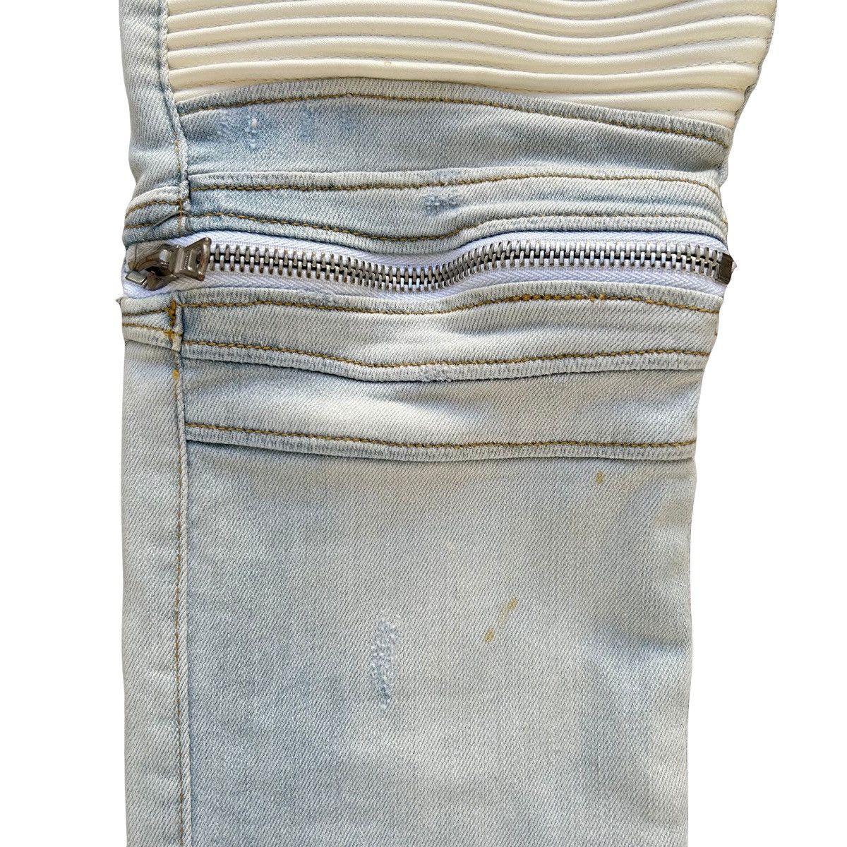 Amiri Amiri MX2 Zipper Distressed Jeans Size 32 Size US 32 / EU 48 - 5 Thumbnail