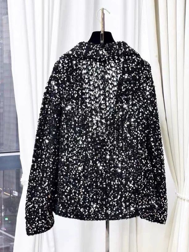Chanel Chanel Long-sleeved cardigan with sequins coat Size XS / US 0-2 / IT 36-38 - 3 Thumbnail