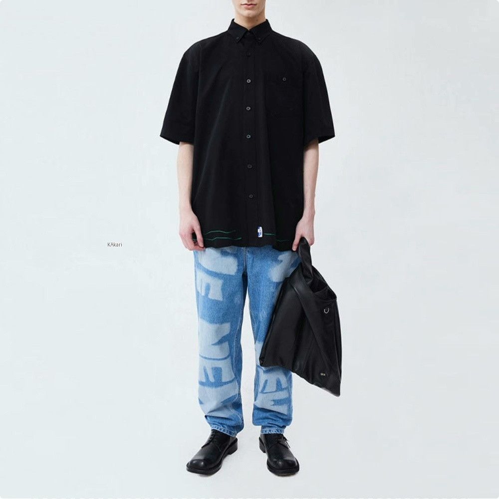Ader Error ADER ERROR Irregular Short Sleeve Shirt Size US M / EU 48-50 / 2 - 8 Thumbnail