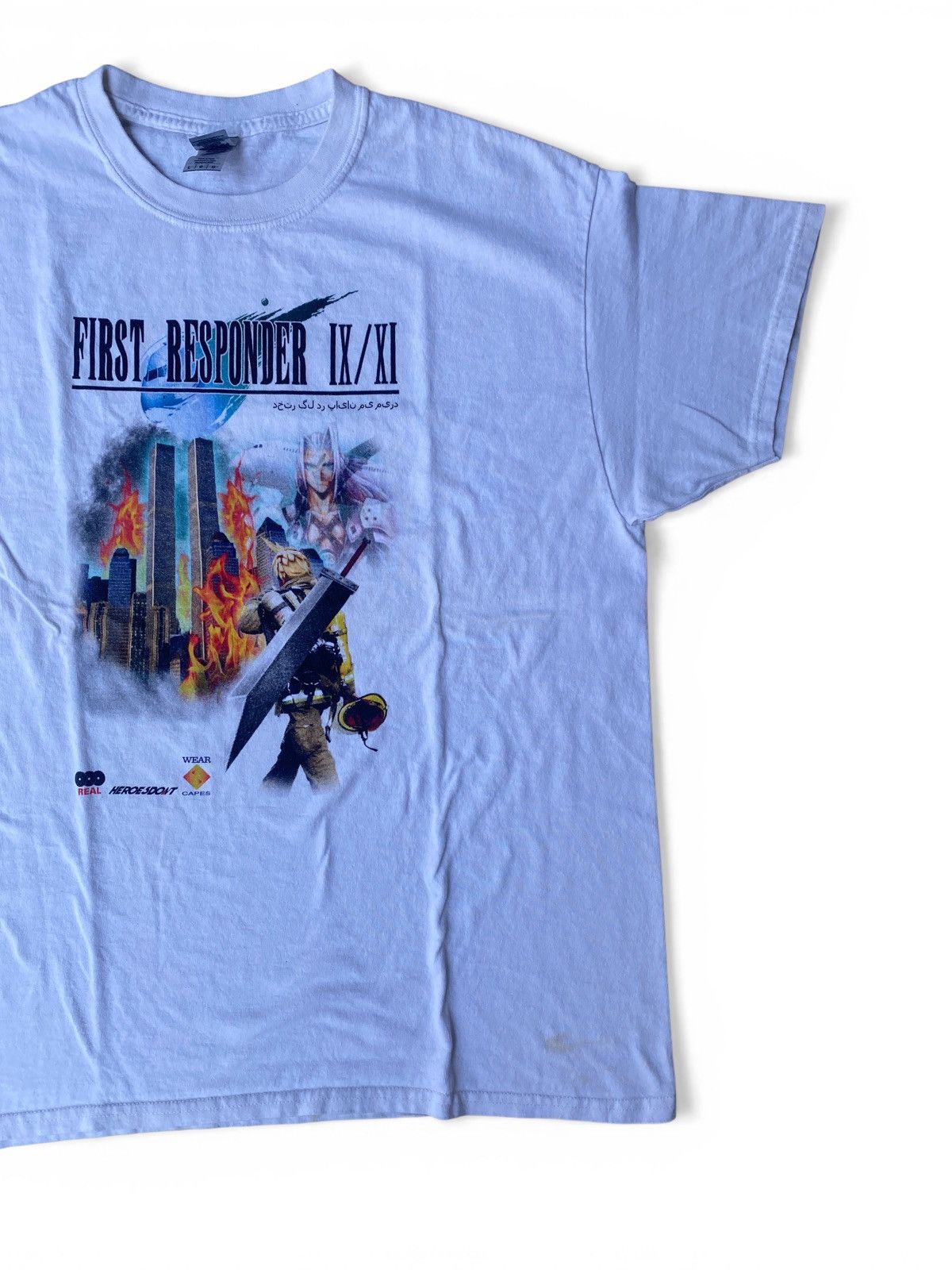 Anime Parody Final Fantasy First Responder IX/XI Tee Video Game Size US L / EU 52-54 / 3 - 2 Thumbnail