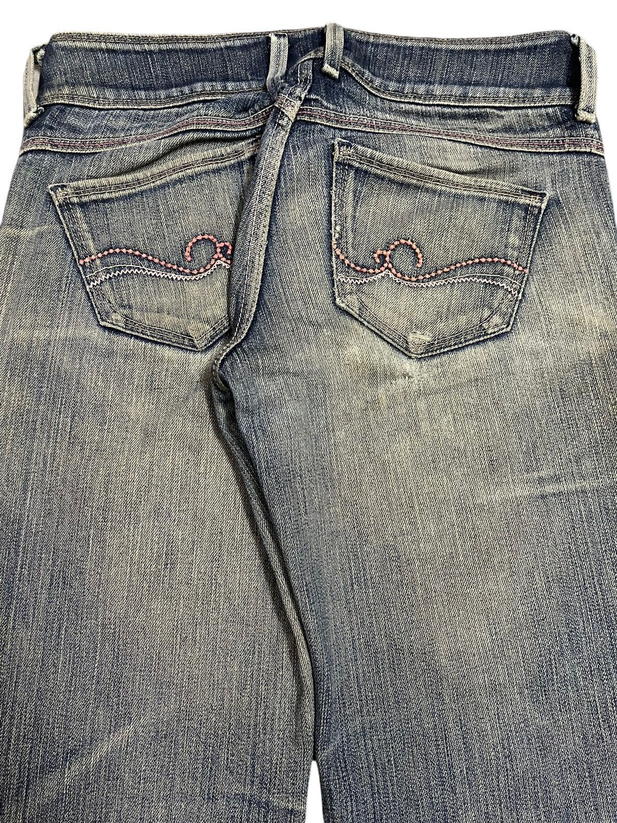 Tornado Mart Vintage Japanese Brand Mud Faded Wash Style Flare Jeans Size US 28 / EU 44 - 8 Thumbnail