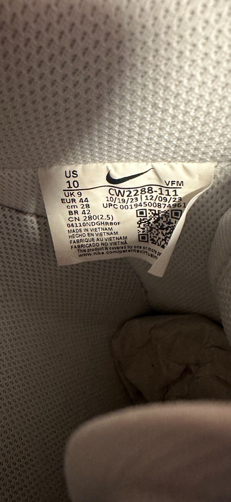 Nike White Air Force 1 ‘07 Size US 10 / EU 43 - 7 Thumbnail