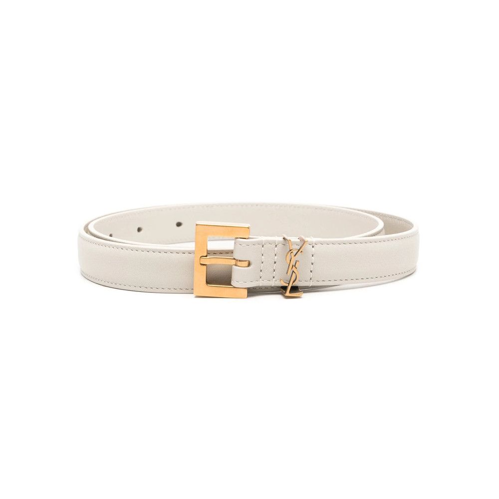 Saint Laurent Paris Saint Laurent NEUTRALS Belts Size ONE SIZE - 1 Thumbnail