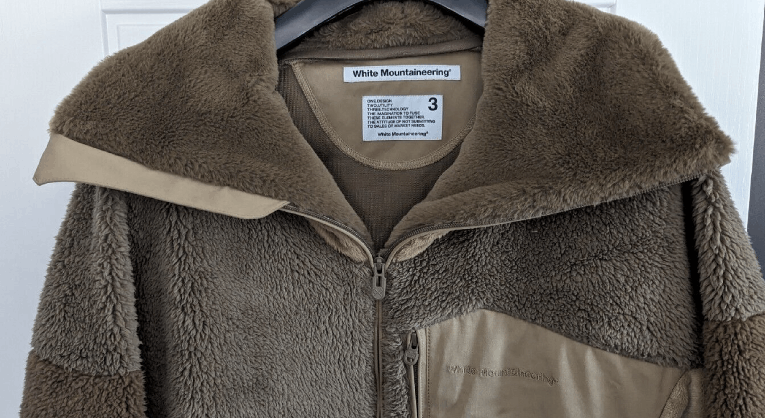 White Mountaineering White Mountaineering Colorblock Fleece Jacket Size US L / EU 52-54 / 3 - 7 Thumbnail