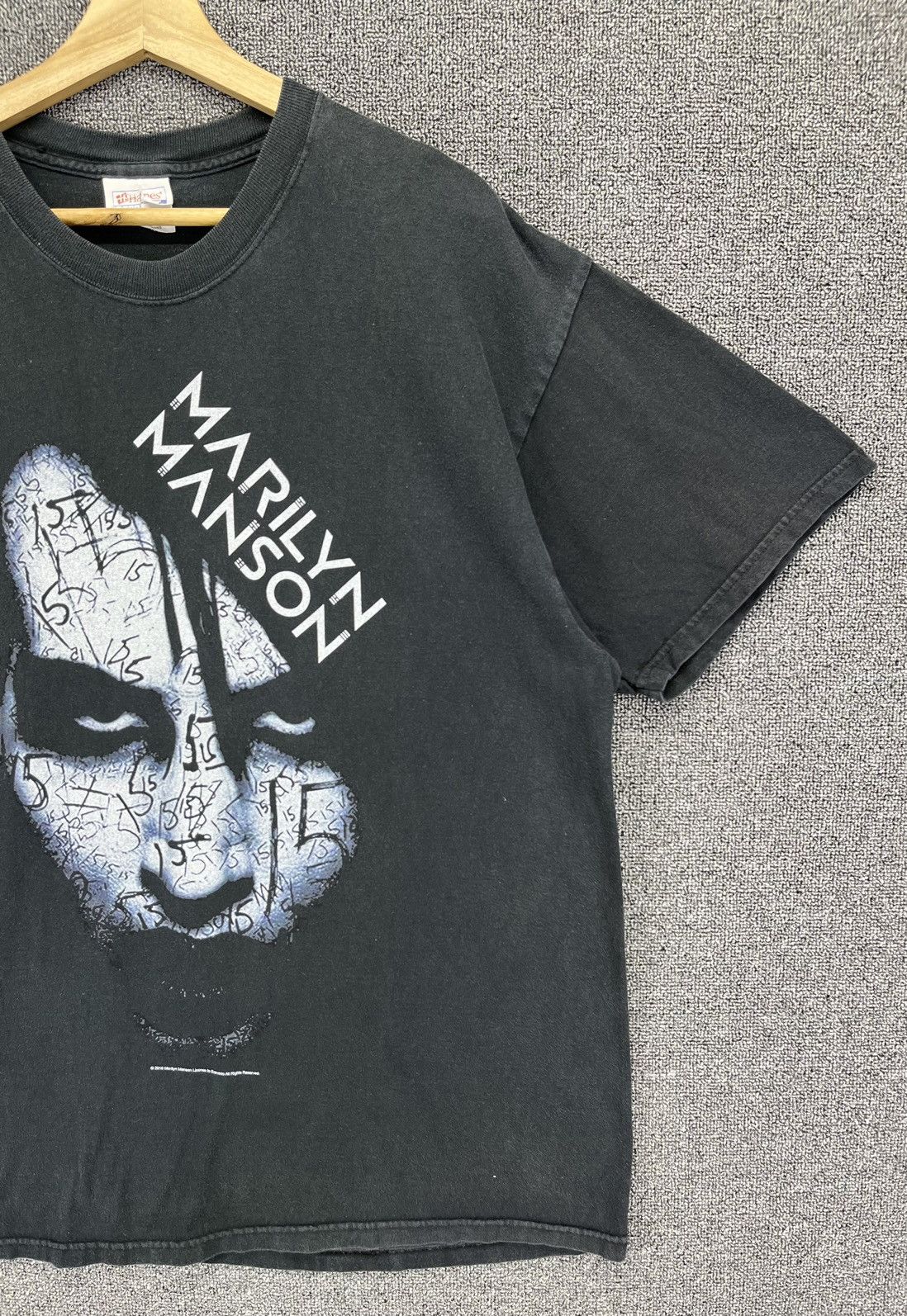 Band Tees Vintage Marilyn Manson Punk Rock Band Tees T Shirts Size US XL / EU 56 / 4 - 4 Thumbnail