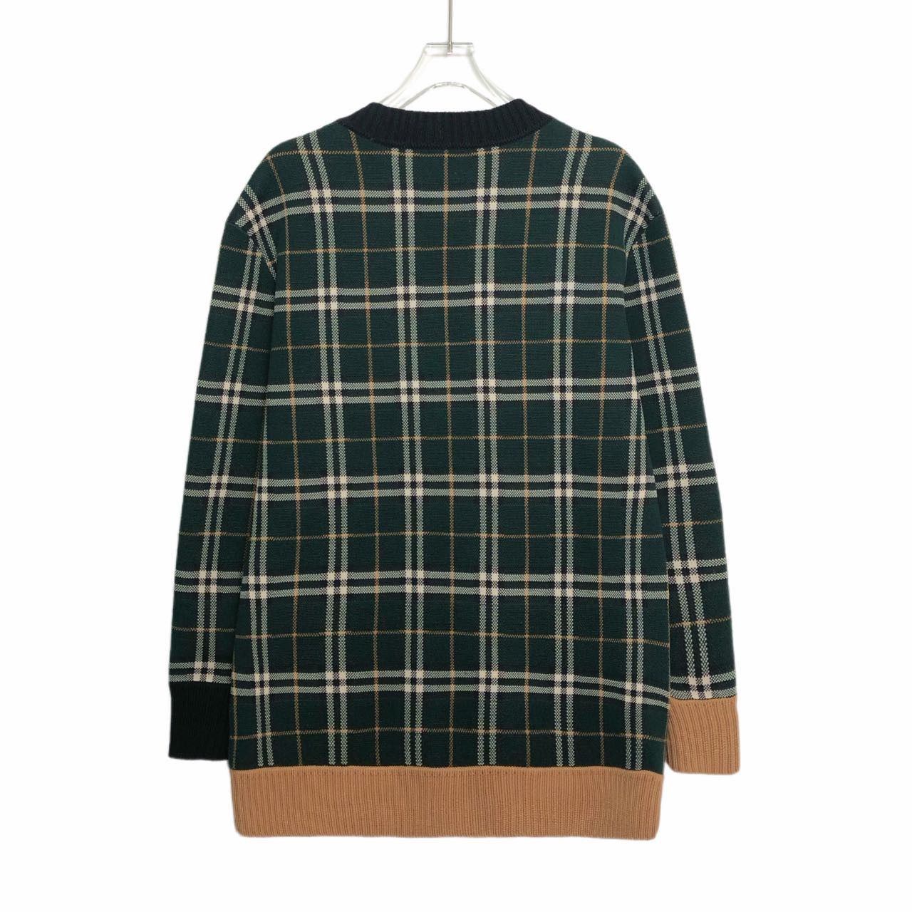 Burberry Burberry Check Jacquard Functional Merino Knit Sweater K26WX Size S / US 4 / IT 40 - 2 Thumbnail