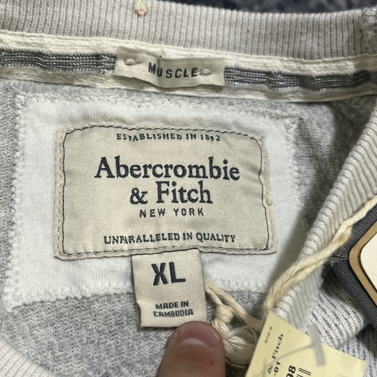 Abercrombie & Fitch Vintage Abercrombie Fitch Longsleeve Thermal Shirt Muscle Size US XL / EU 56 / 4 - 7 Thumbnail