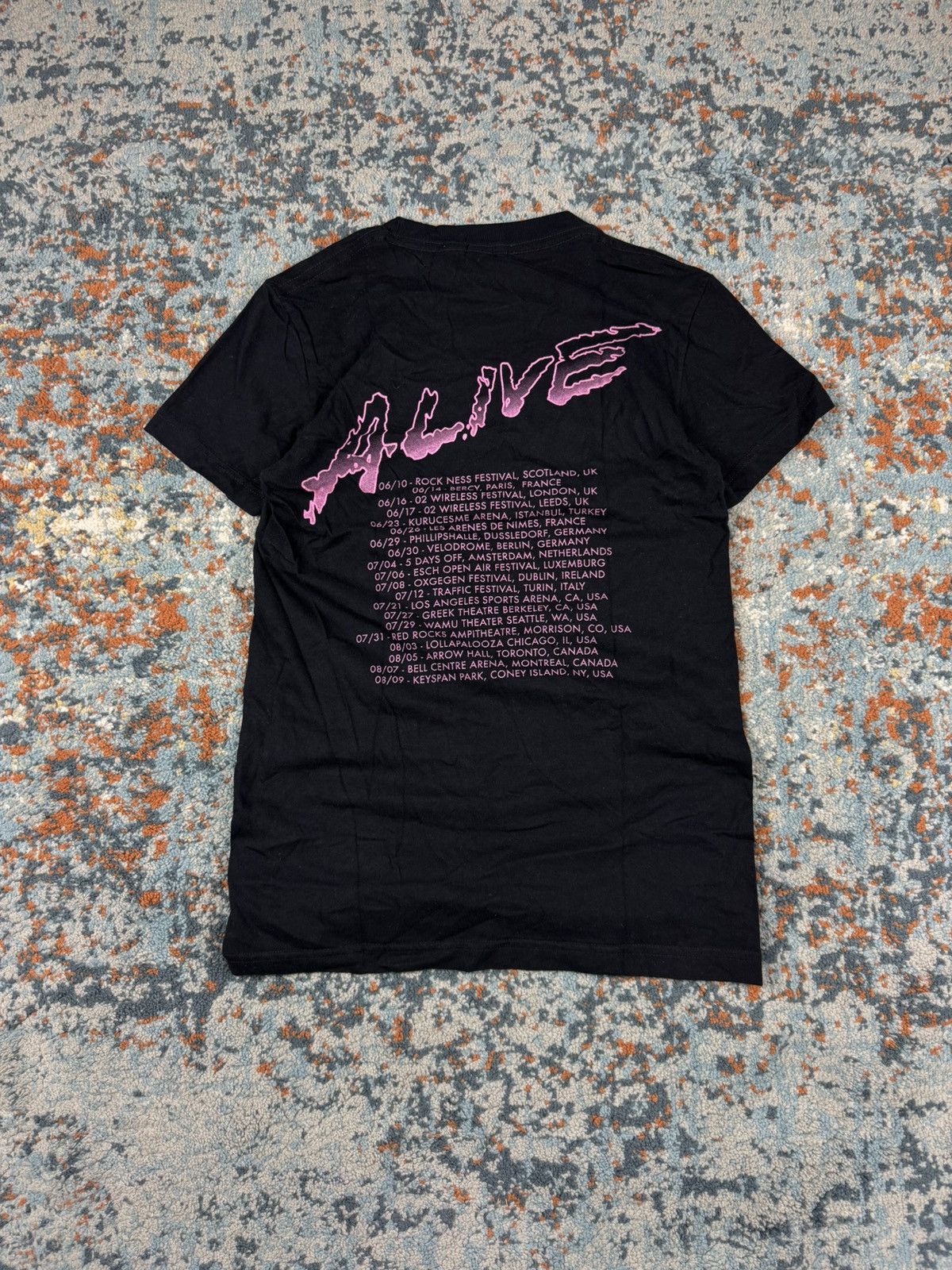 Band Tees Rare Vintage 2007 Daft Punk alive world tour merch tee Size US XXS / EU 40 - 2 Thumbnail