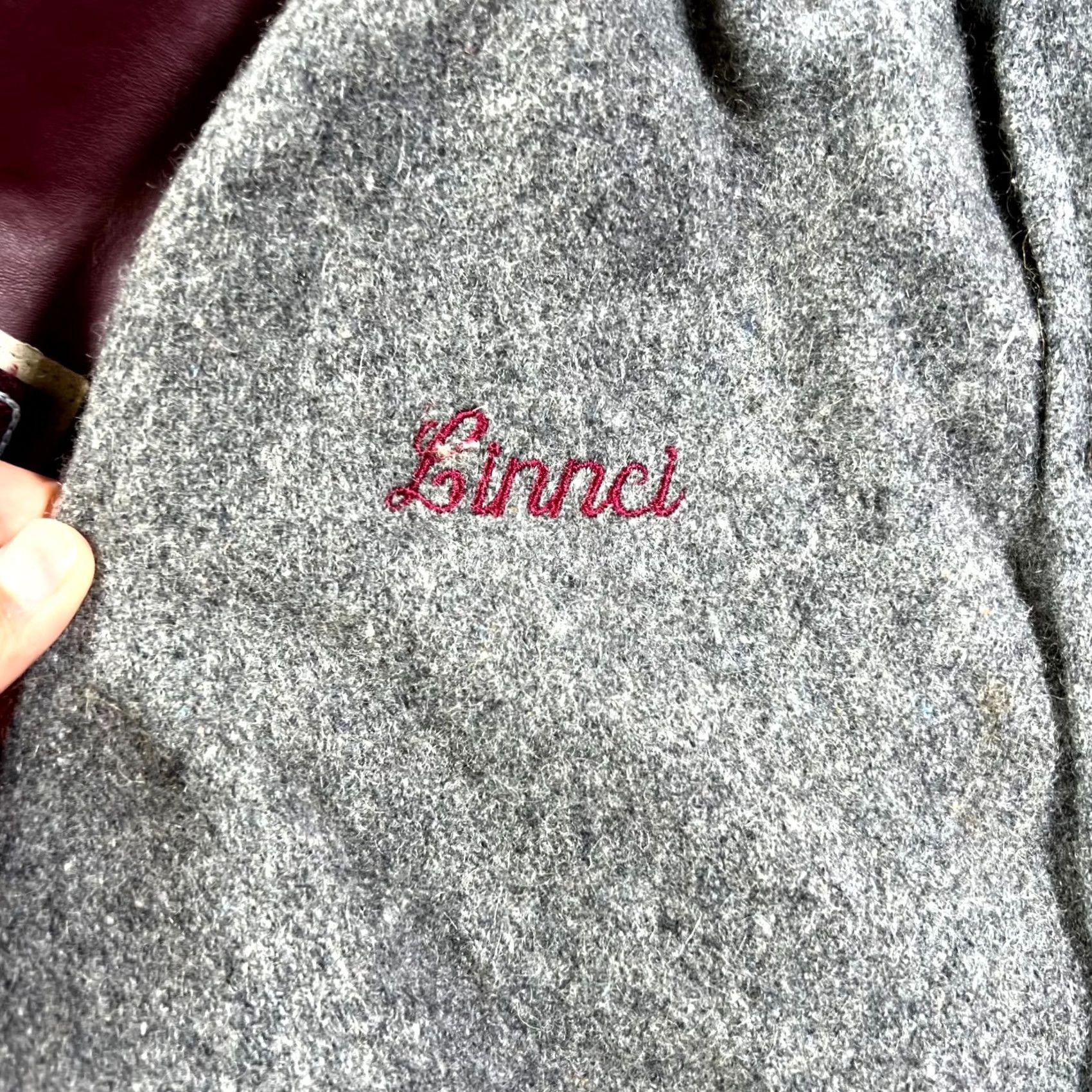 Etro VINTAGE Trophy Jackets Meca Sportswear Varsity Jacket Mens L Maroon Gray Retro Jacket Mens L Maroon Gray 90s Classic Size US L / EU 52-54 / 3 - 4 Thumbnail