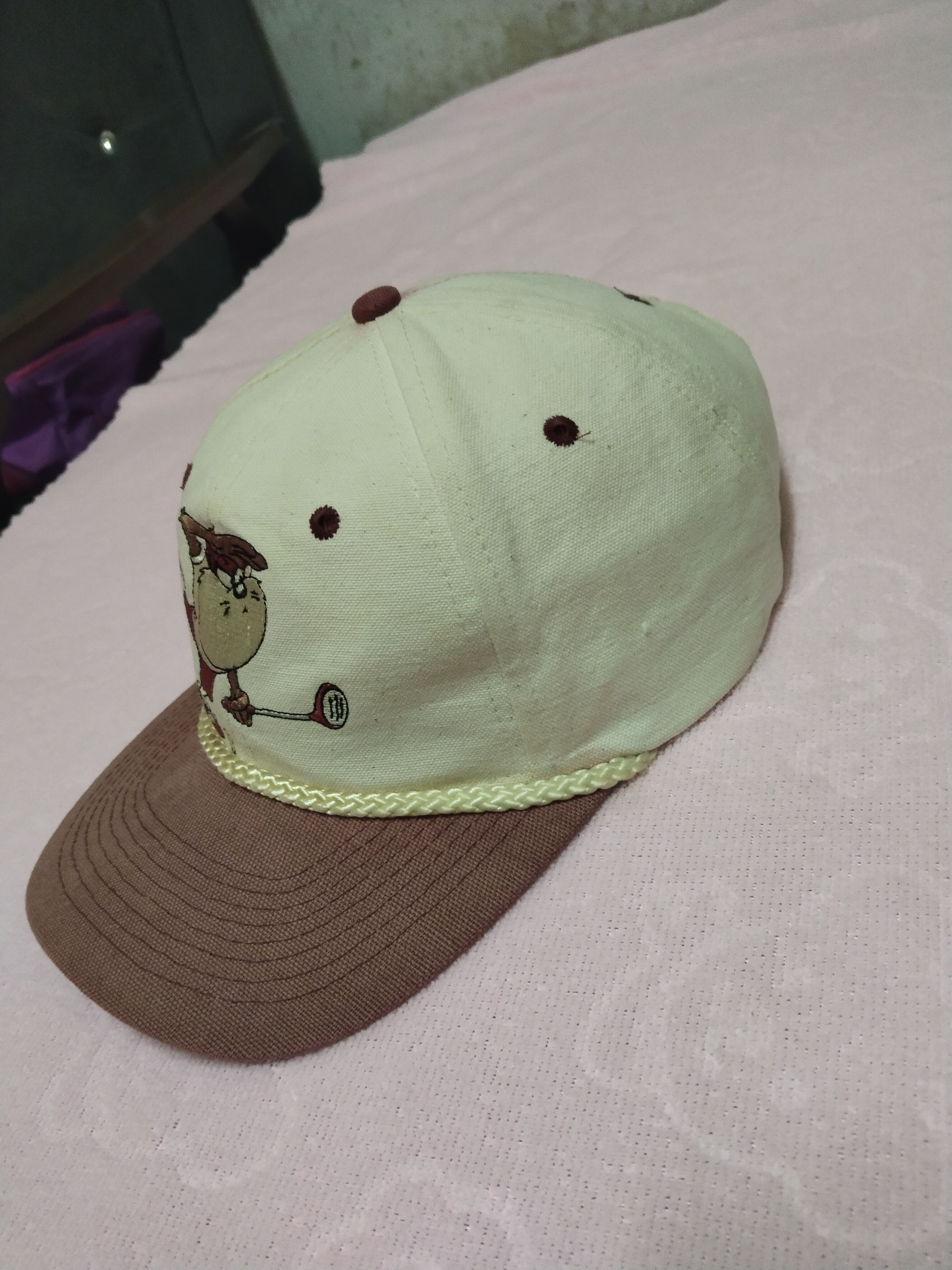 Japanese Brand VINTAGE TASMANIA PLAY GOLF LOONEY TUNES CAP HAT Size ONE SIZE - 3 Thumbnail