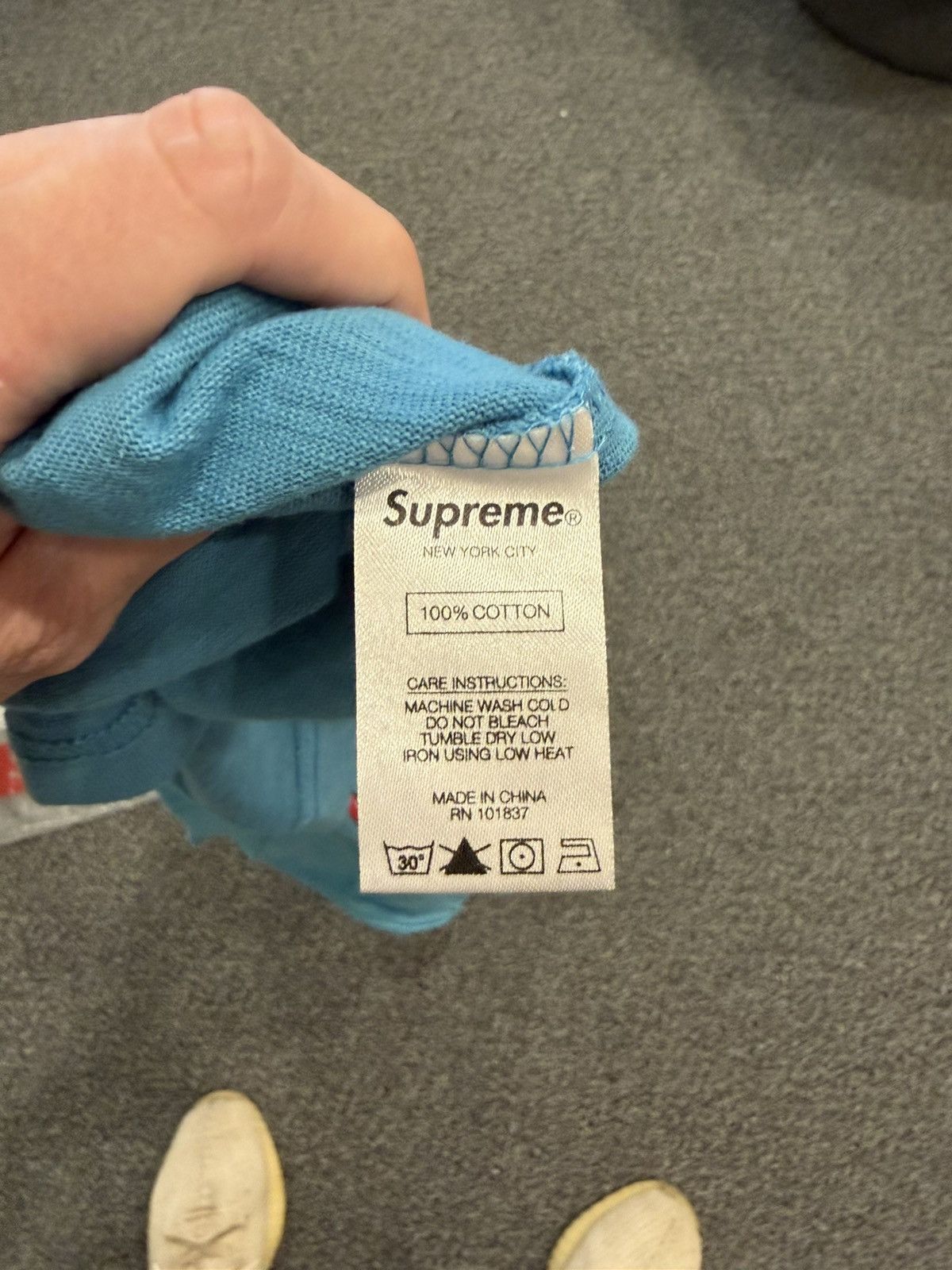 Supreme Supreme Small Box Logo Pocket Tee Size US M / EU 48-50 / 2 - 6 Thumbnail