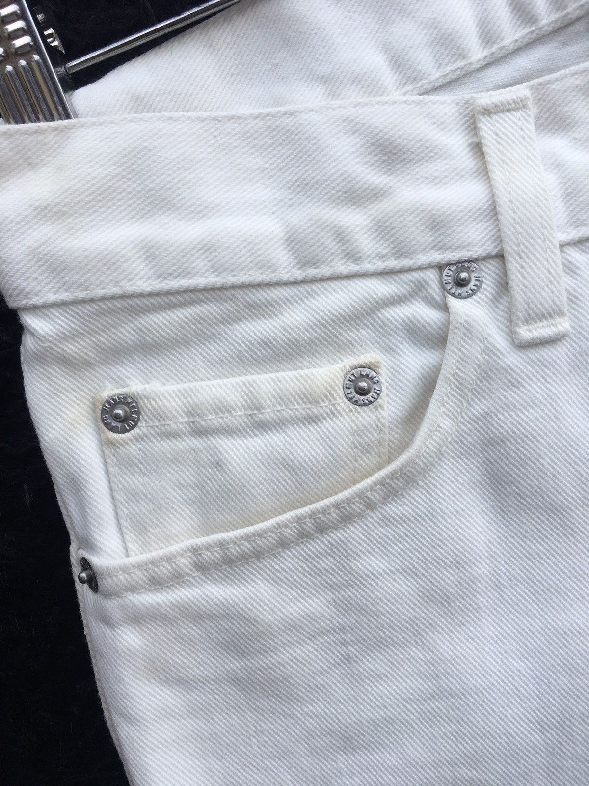 Helmut Lang Rare Vintage Helmut Lang White Denim/ Jeans Classic Cut Size US 28 / EU 44 - 13 Thumbnail