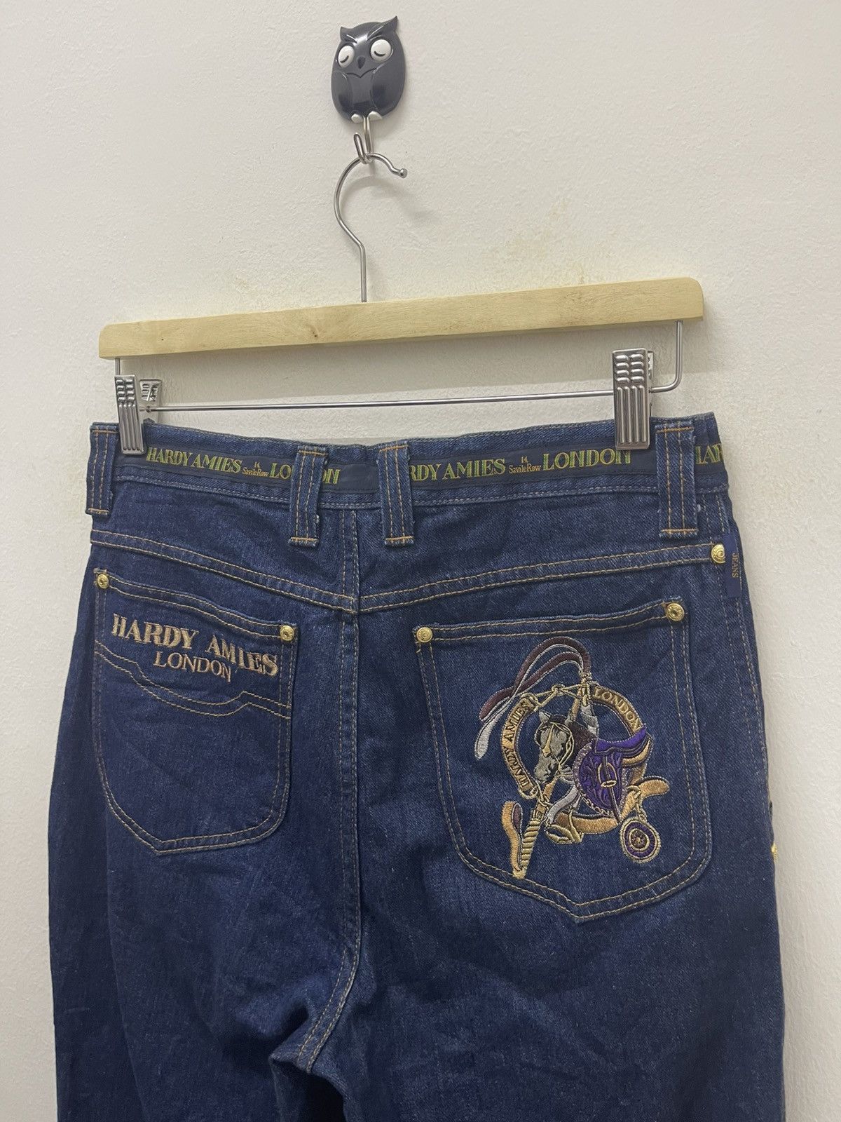 Hardy Amies Rare Vintage HARDY AMIES Embroidered Jeans Size US 28 / EU 44 - 4 Thumbnail