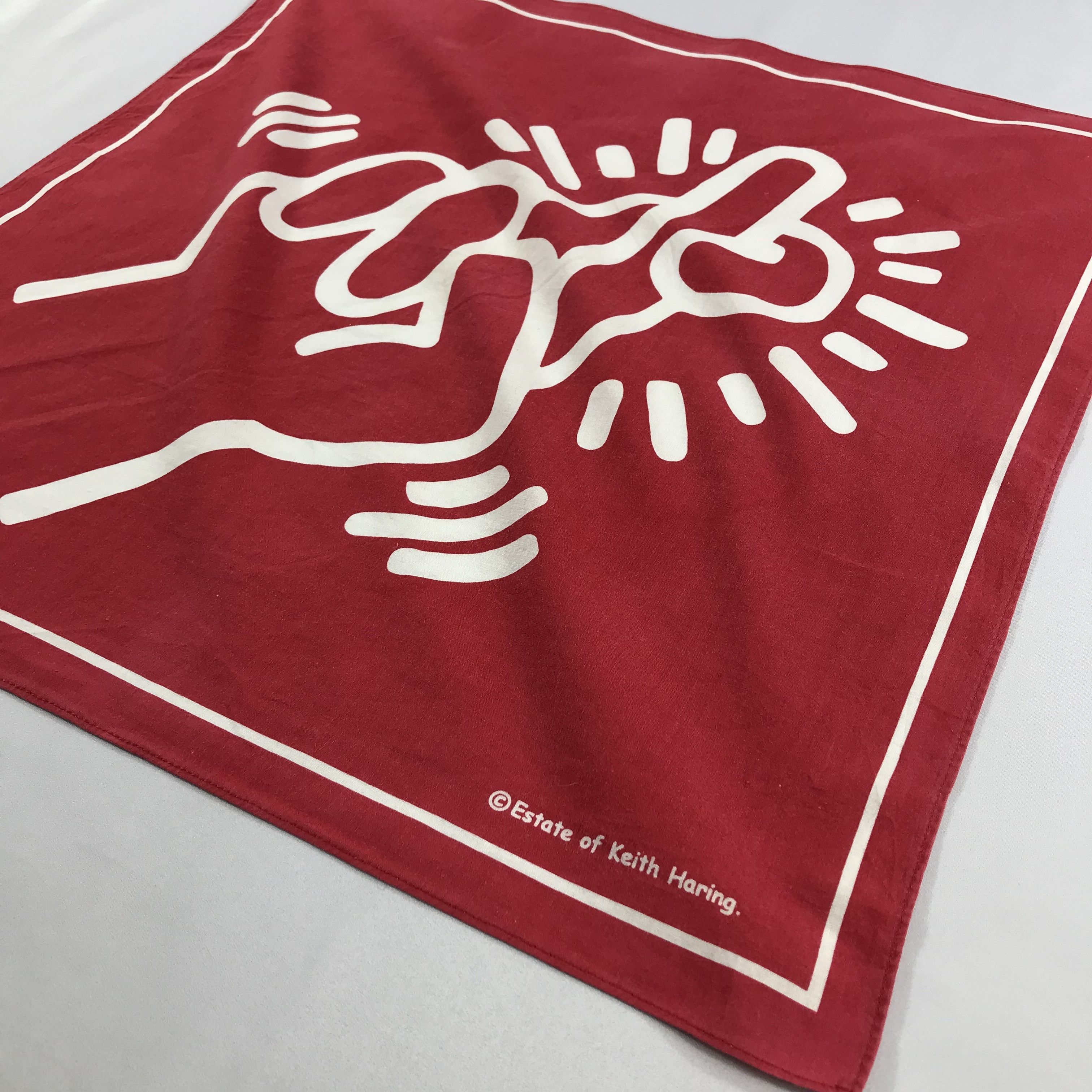 Keith Haring Keith Haring Bandana / Handkerchief / Neckerchief -S2182 Size ONE SIZE - 2 Thumbnail