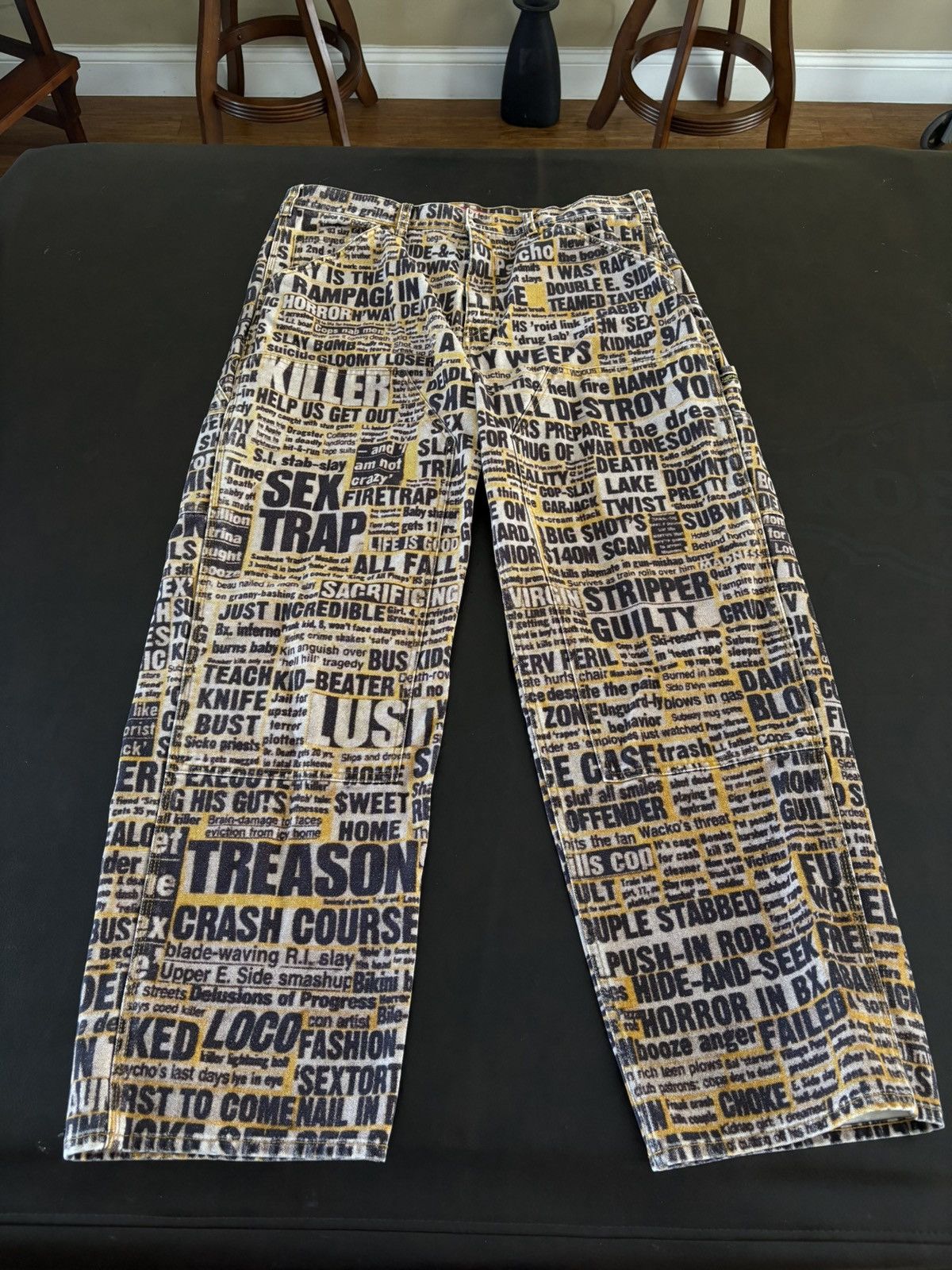 Supreme Supreme/Dash Snow Double Knee Painter Pants Denim Size US 38 / EU 54 - 1 Thumbnail