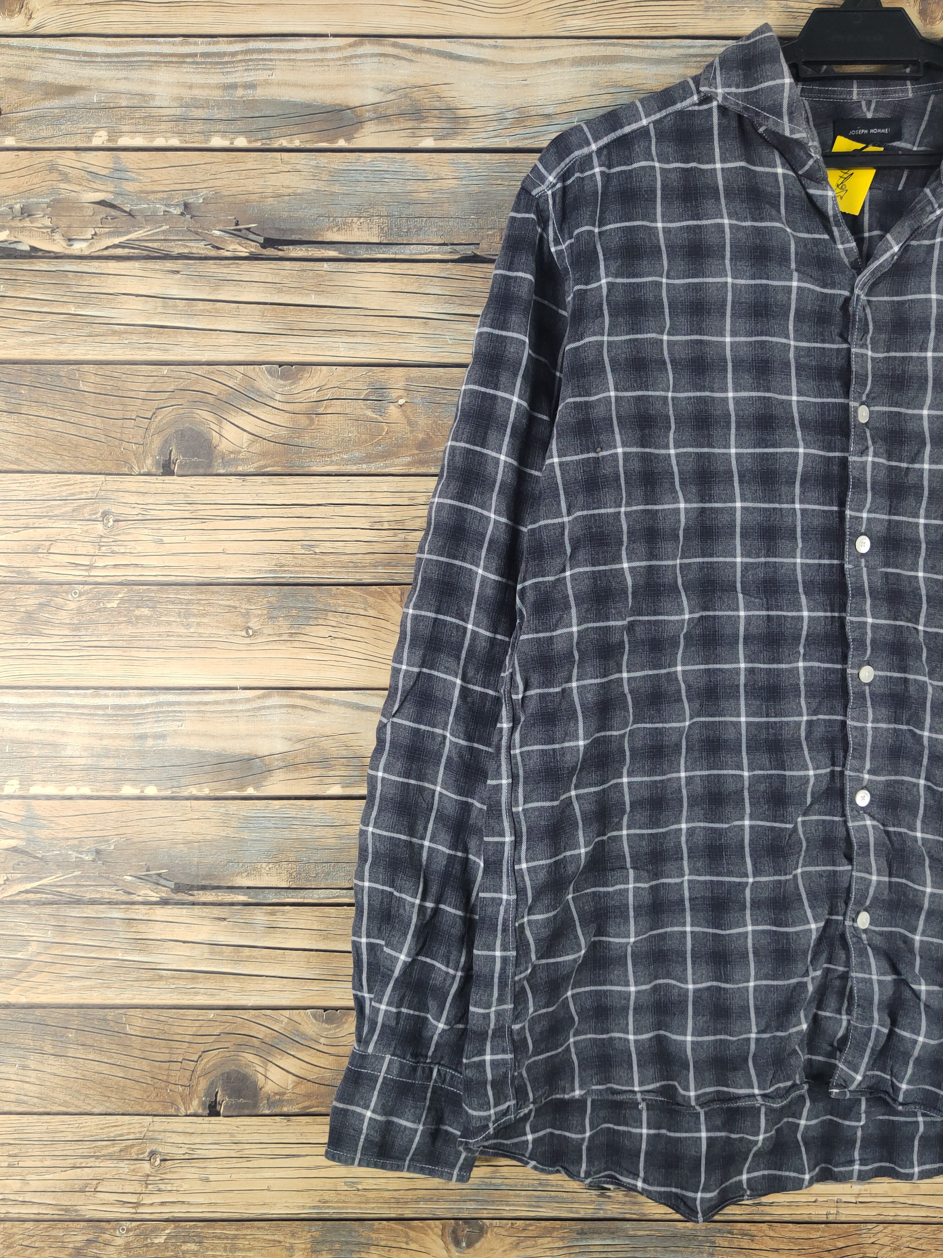 Joseph Homme Dark Gray Button Up Shirts #W1753