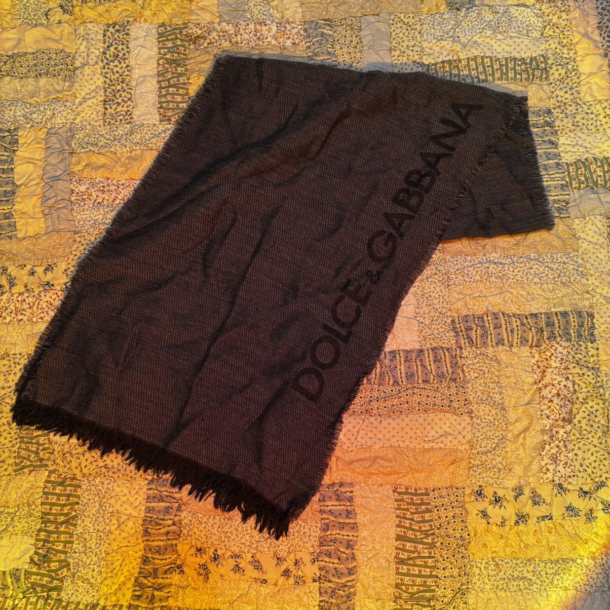 Dolce & Gabbana vintage mens dolce & gabbana wool scarf Size ONE SIZE - 3 Thumbnail