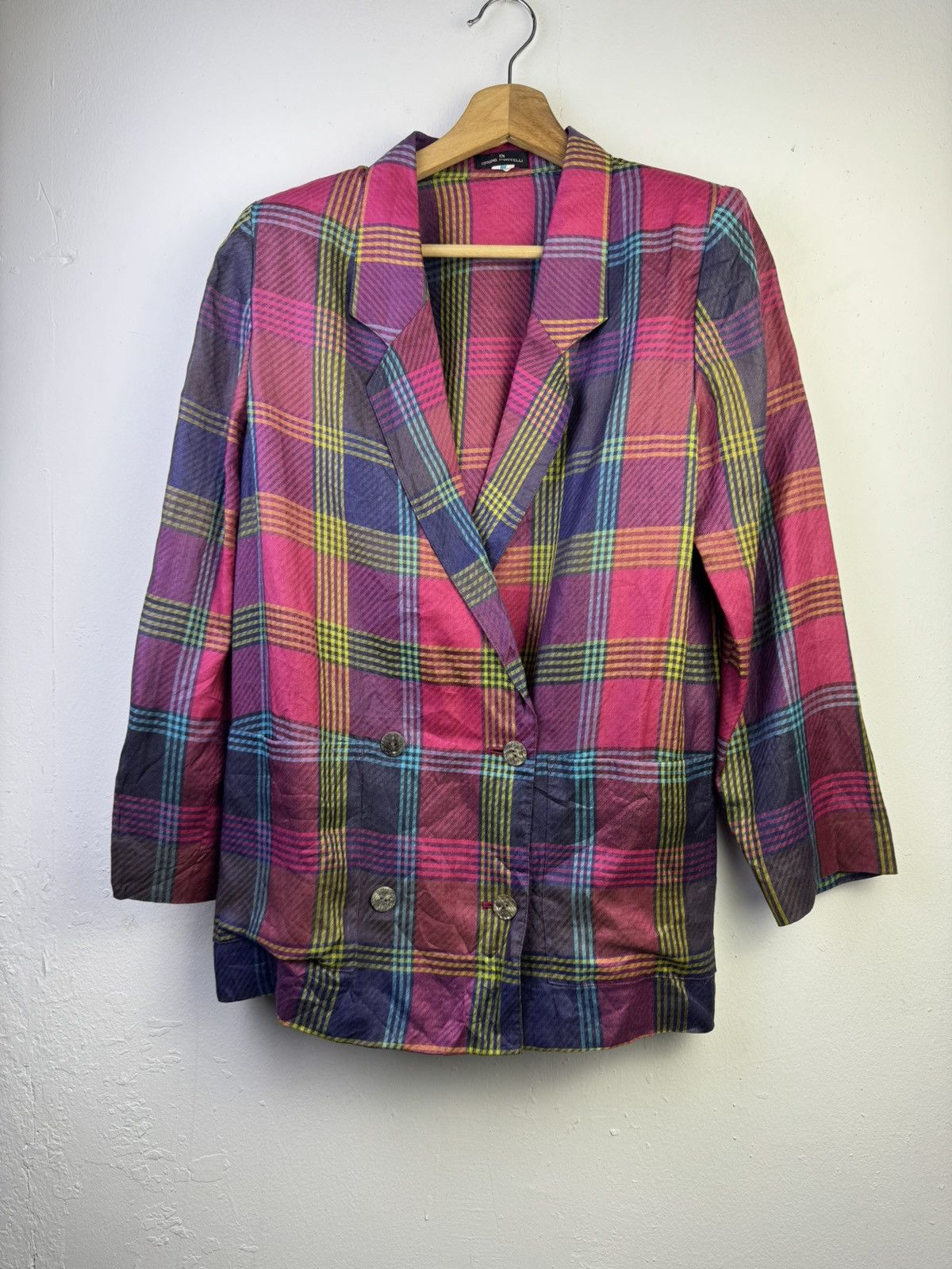 Bruno Piattelli BRUNO PIATTELLI Mutlicolour Coat Jacket Size M / US 6-8 / IT 42-44 - 3 Thumbnail