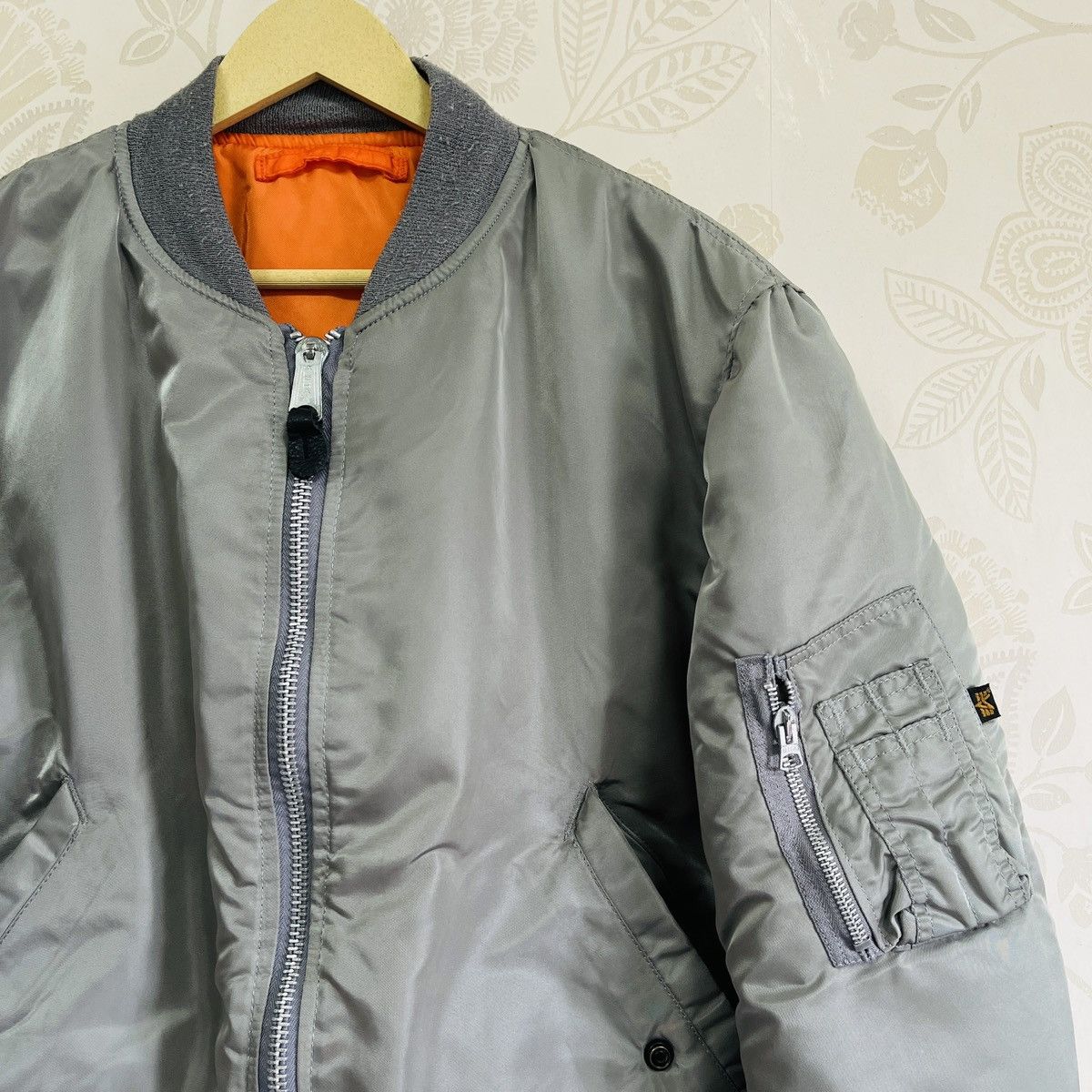 Alpha Industries Vintage Avirex Alpha Industries Reversible Bomber Jacket Size US L / EU 52-54 / 3 - 6 Thumbnail