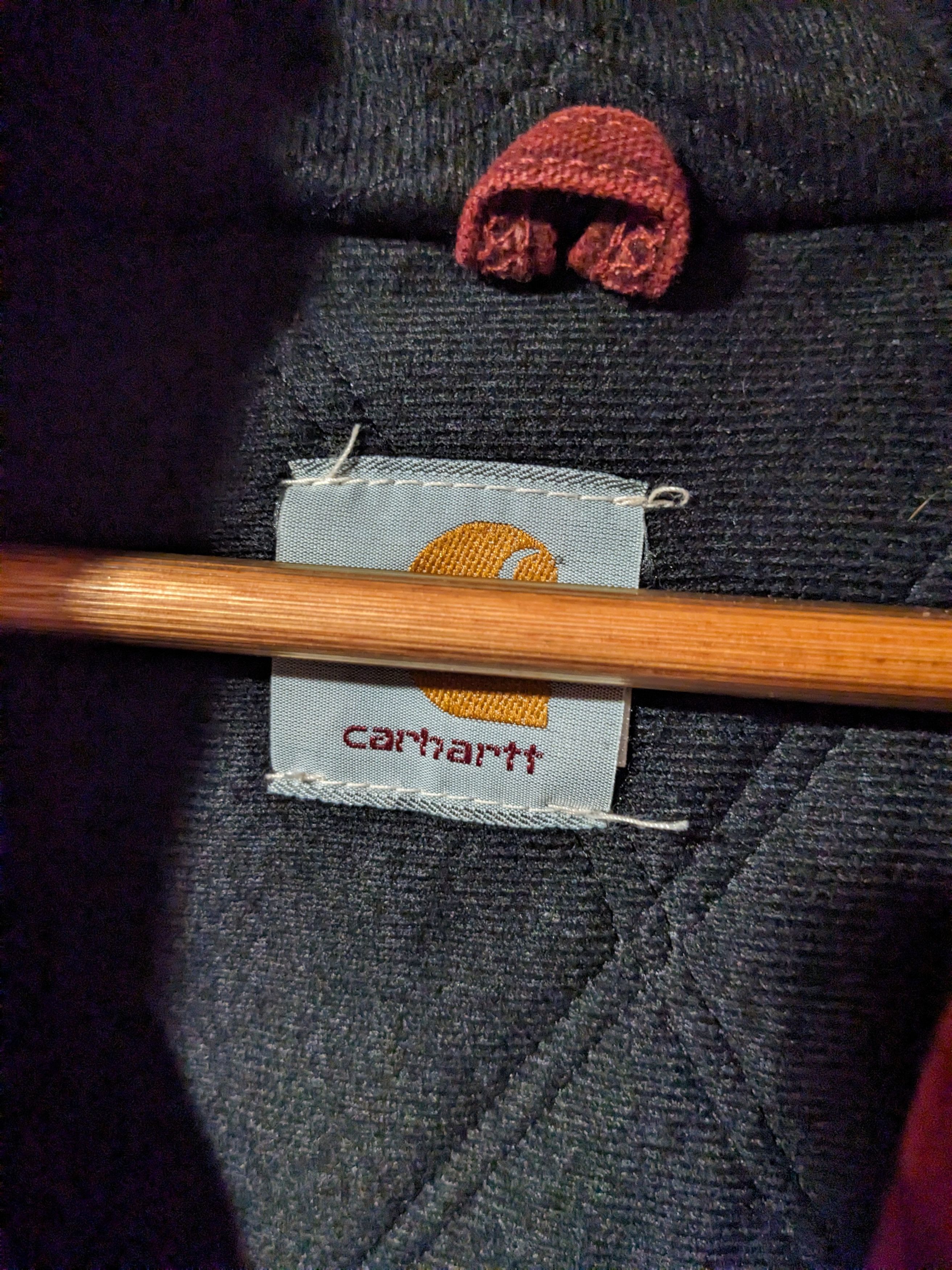 Carhartt × Vintage Vintage Carhartt J68 CRI Red X-Large Full Zip Hooded Jacket Size US XL / EU 56 / 4 - 3 Thumbnail