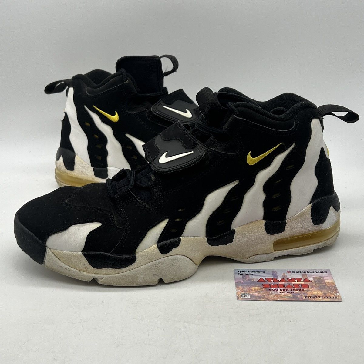 image of Nike Air Dt Max 96 Black White Shoes, Men's (Size 13)