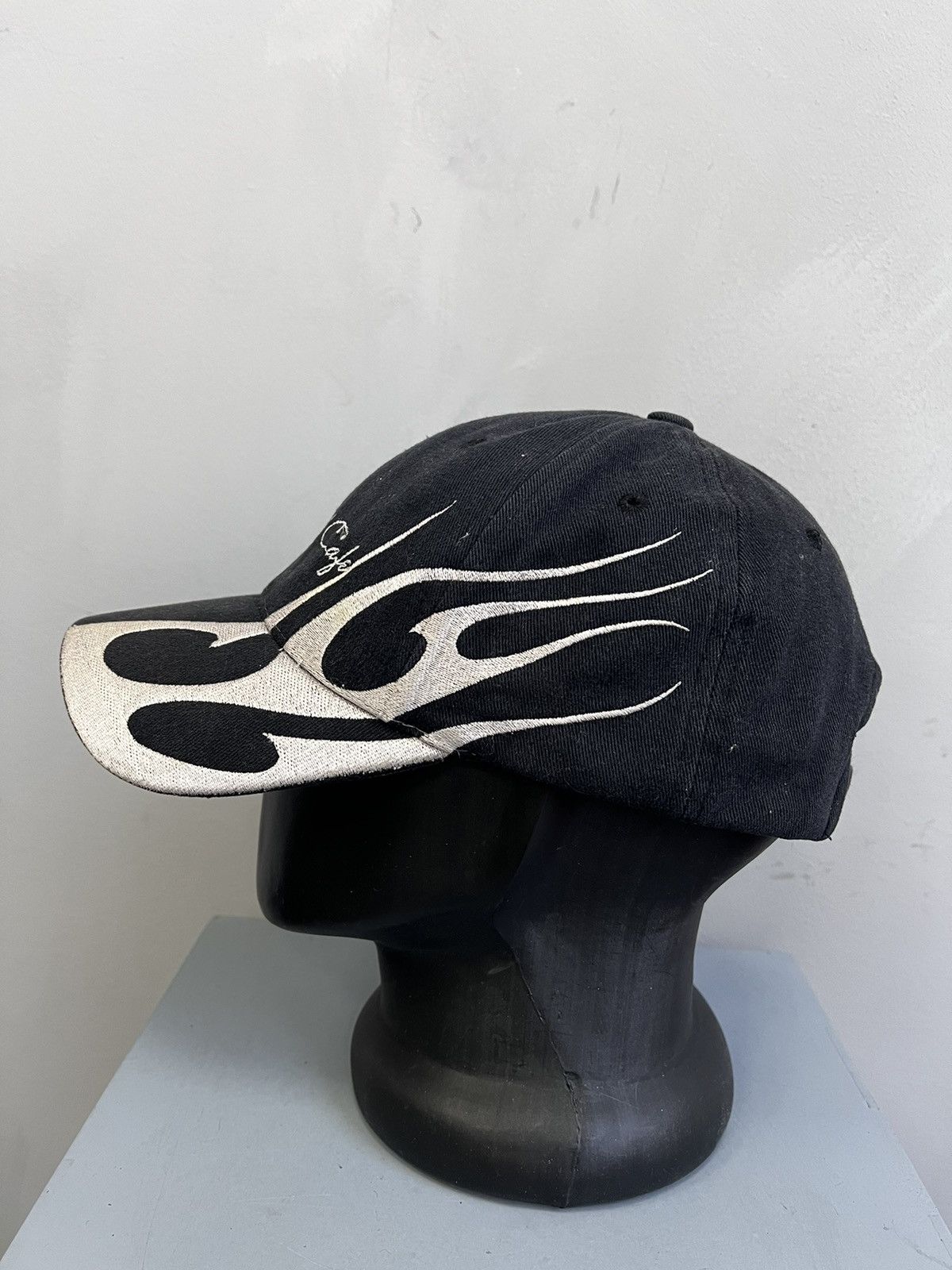 Japanese Brand × Vintage VINTAGE PUNK FLAME STREETWEAR YEEZY STYLE CAP HAT Size ONE SIZE - 6 Thumbnail