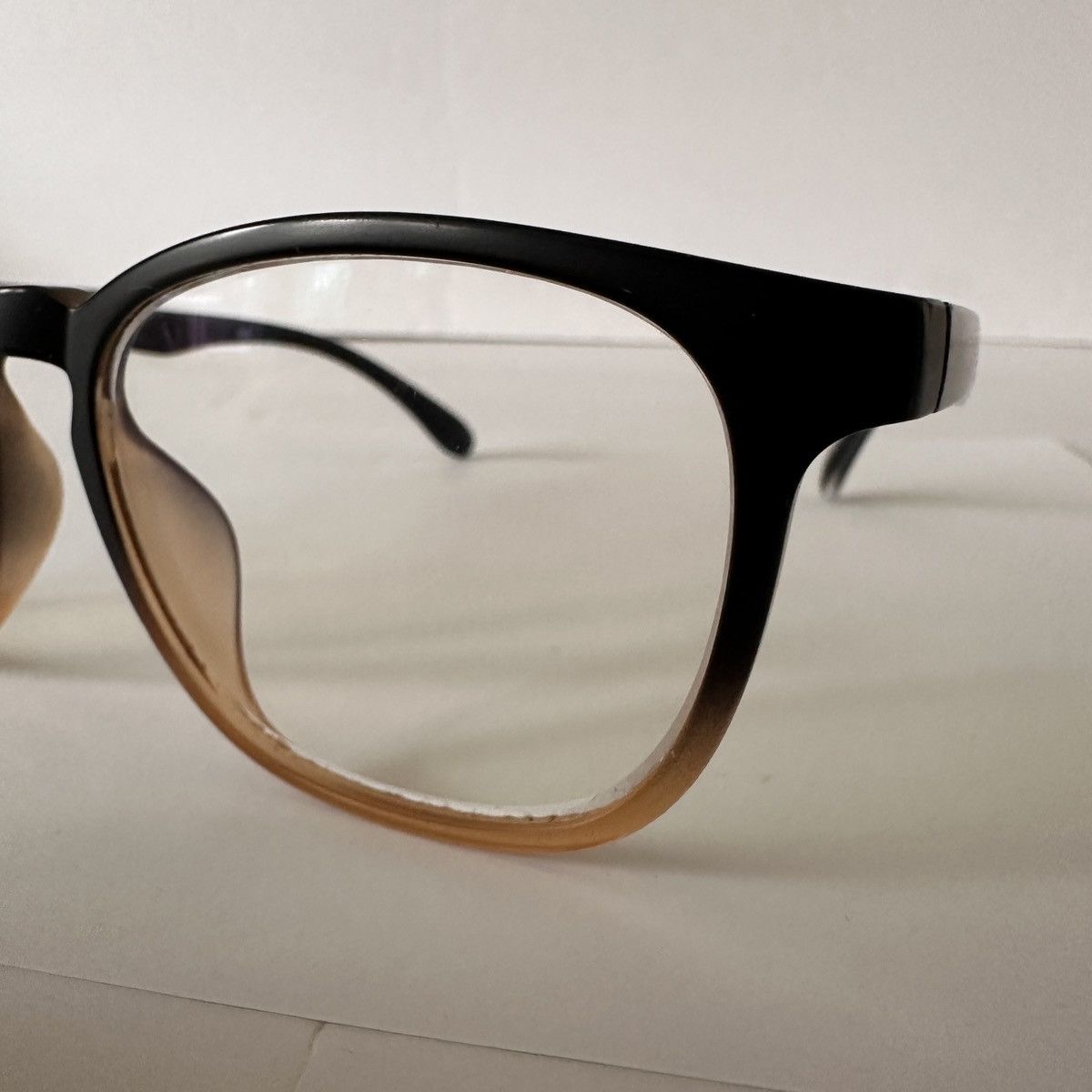 Other ZENNI Square Ombre Brown Eyeglasses Lightweight FRAMES only Size ONE SIZE - 13 Thumbnail