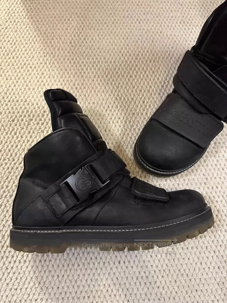 Rick Owens Rick Owens Black Hancock Rotterhiker Boots. Size US 8.5 / EU 41-42 - 2 Thumbnail