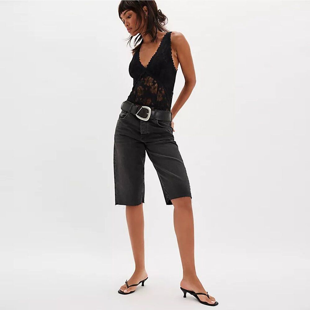 Free People NWT New $98 Free People Dream Of Me Black Bodysuit Size XS Size XS / US 0-2 / IT 36-38 - 2 Thumbnail