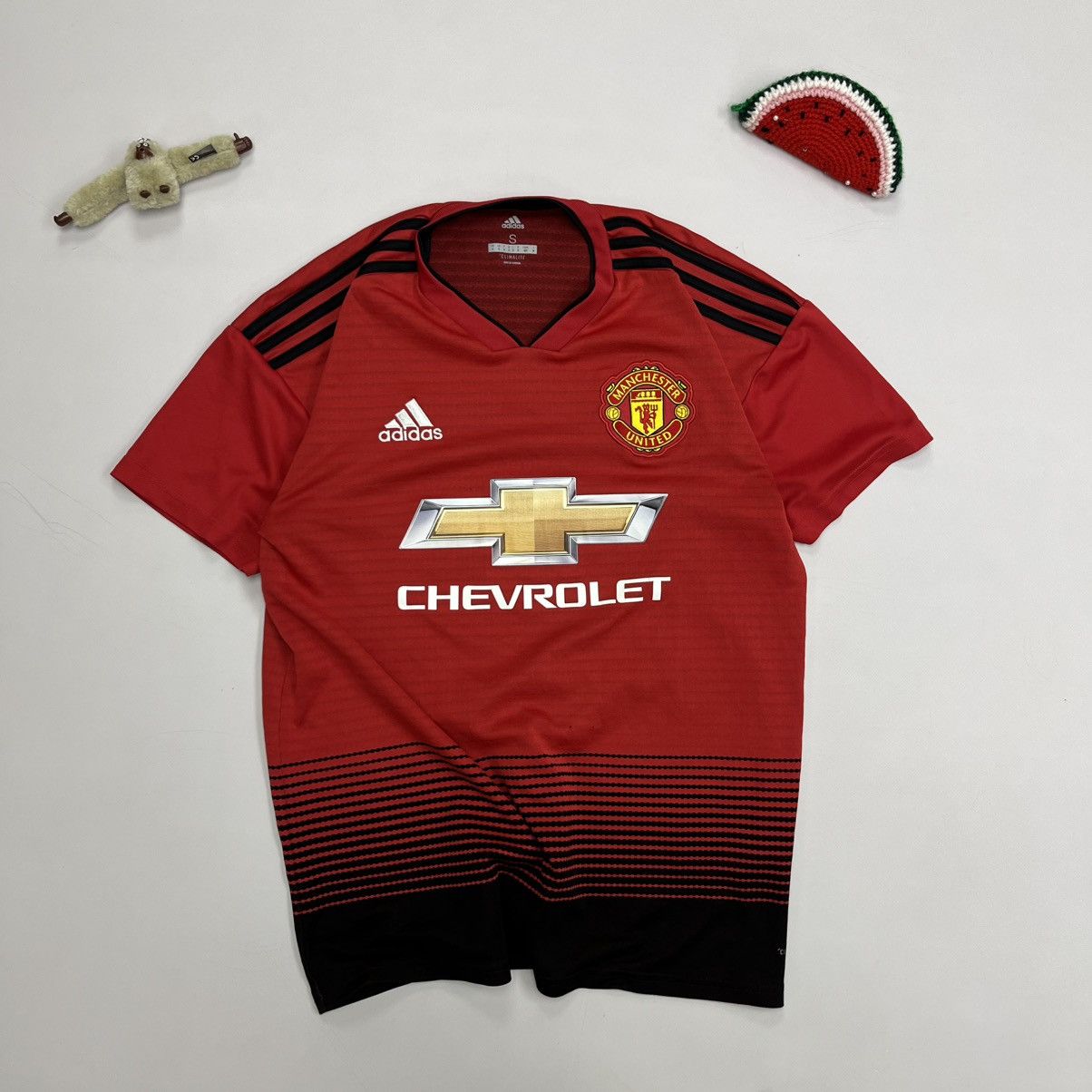 Adidas Jersey Adidas Manchester United 18/19 Size US M / EU 48-50 / 2 - 1 Thumbnail