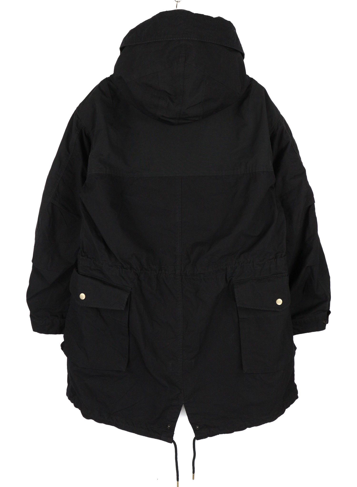 Diesel W-MILES L 2in1 Parka Drawstring Zip Black Jacket 81748 Size US L / EU 52-54 / 3 - 3 Thumbnail