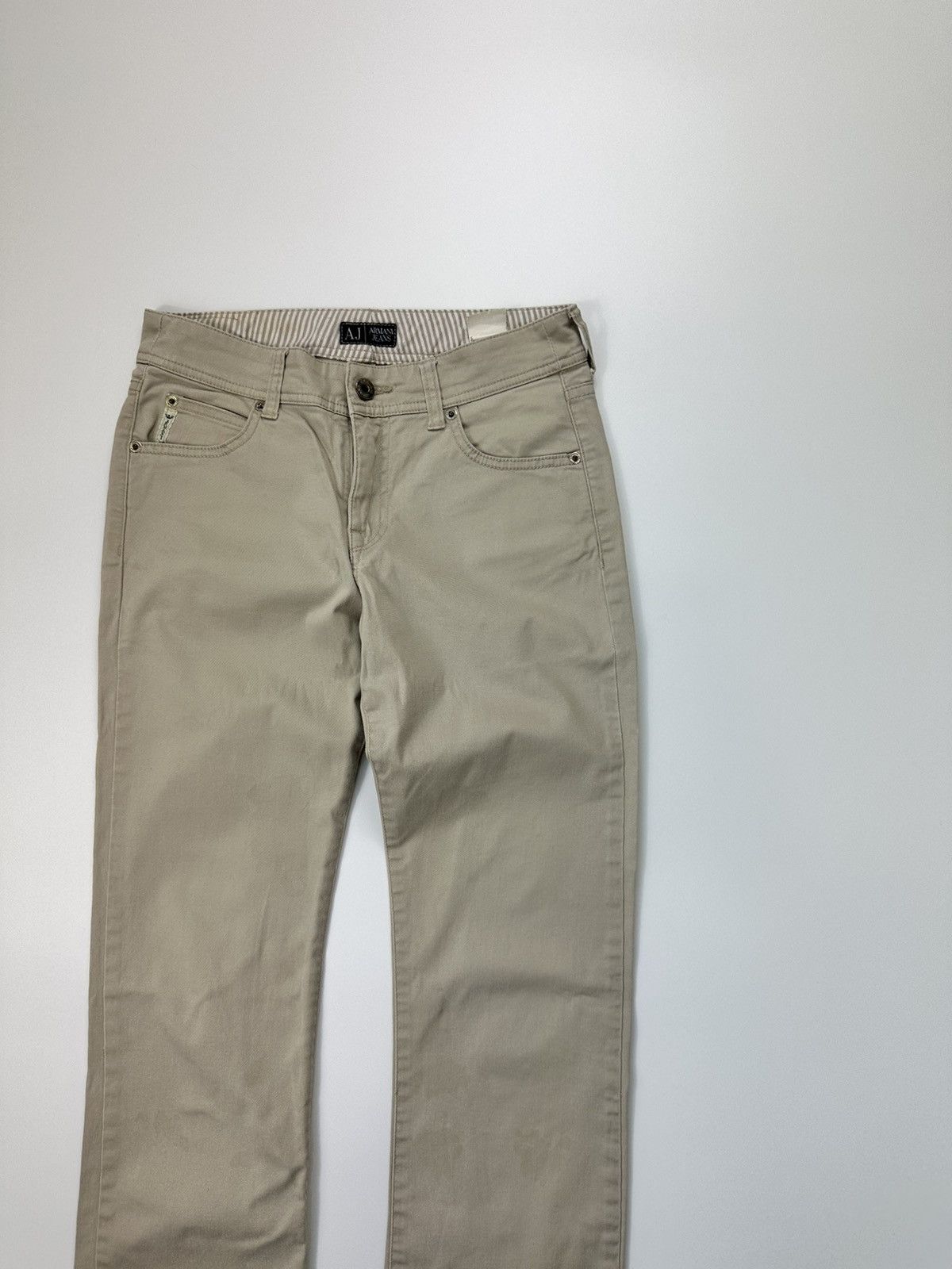 Giorgio Armani Armani Jeans Skinny Fit 27 Size Metal Logo Size US 27 - 5 Thumbnail