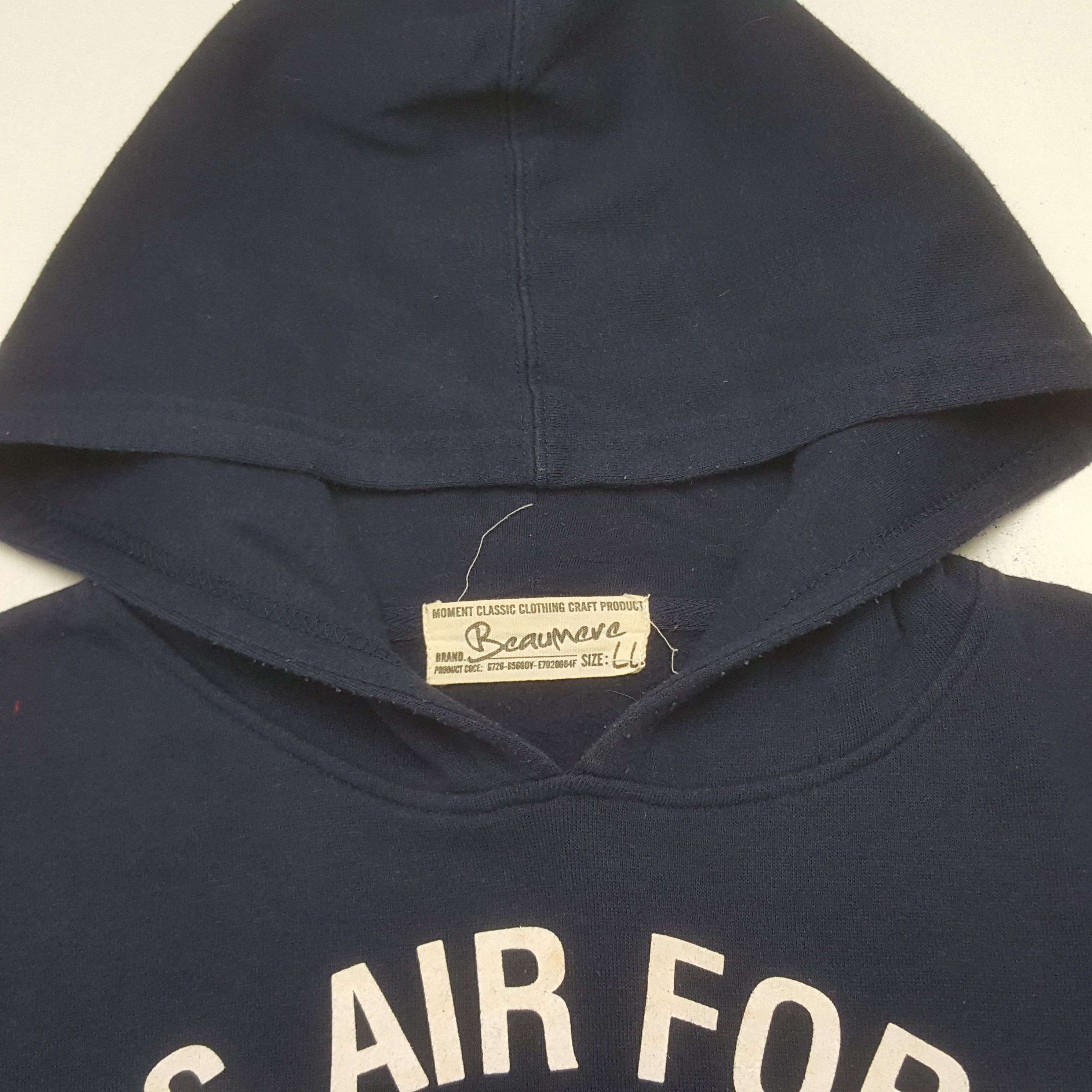 Beaumere Vintage U.S. Air Force American Military Hoodies C322N10 Size US L / EU 52-54 / 3 - 4 Thumbnail