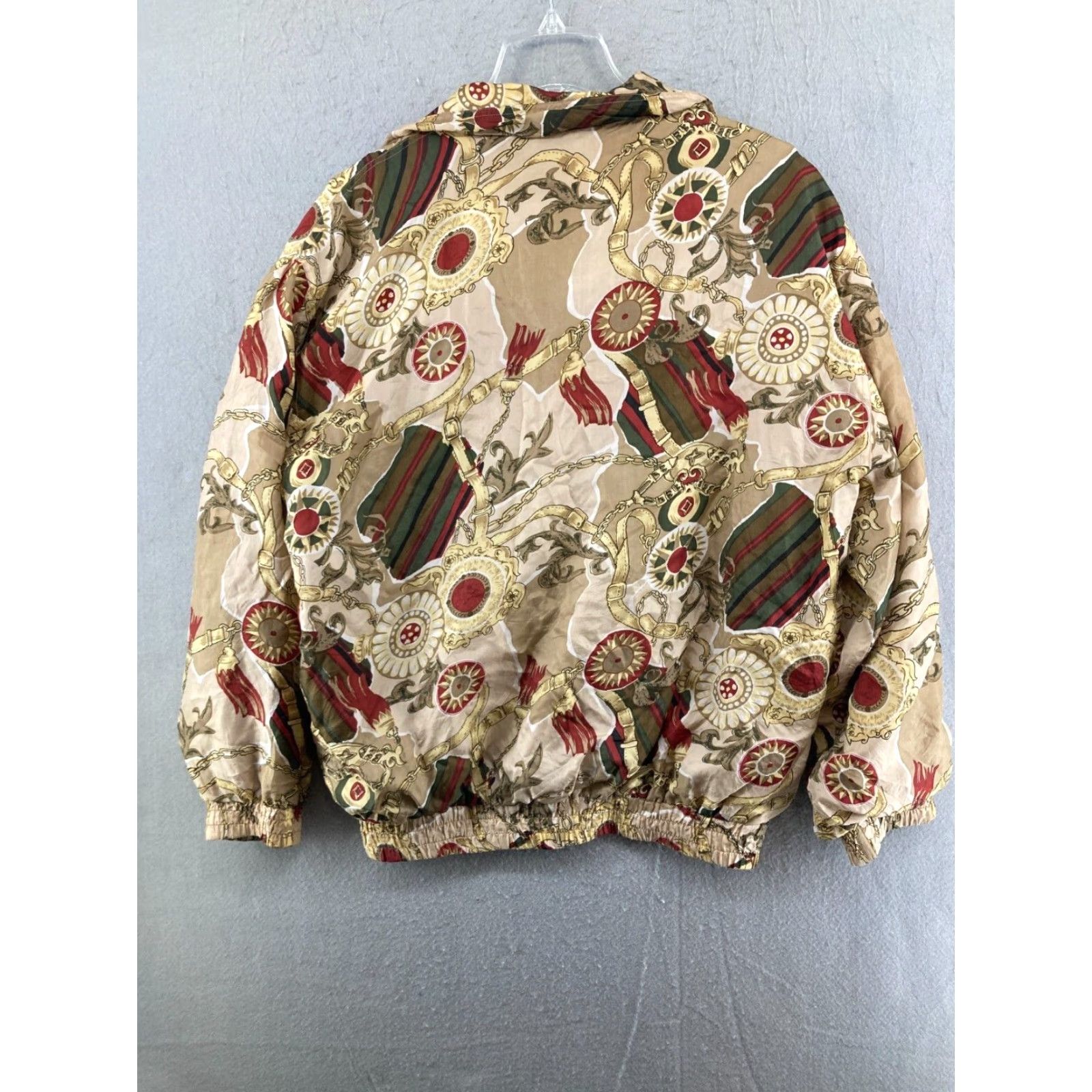 Vintage Coaco Womens Equestrian Jacket Large 100% Silk Chains Size L / US 10 / IT 46 - 7 Thumbnail