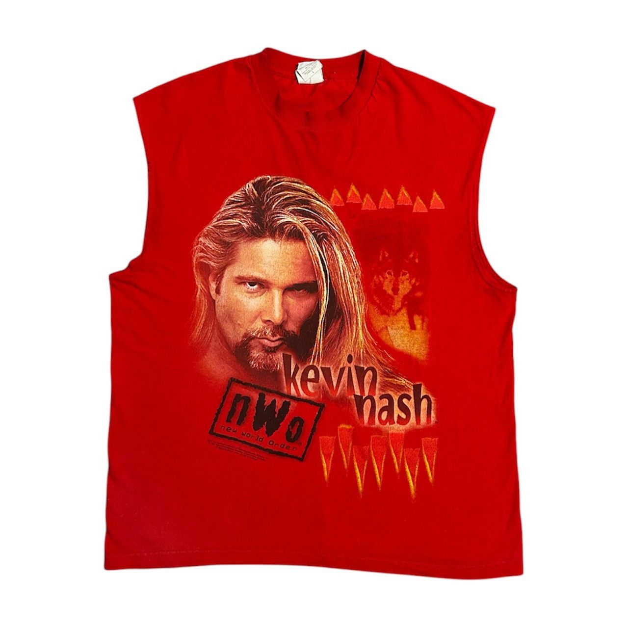 Vintage × WCW/nWo 1998 Kevin Nash NWO Red Tank Size US XL / EU 56 / 4 - 1 Thumbnail