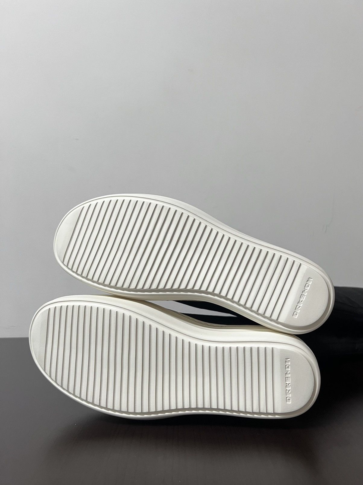 Rick Owens Drkshdw Rick owens waxed double bumper sock sneakers sz35 Size US 5 / IT 35 - 7 Thumbnail