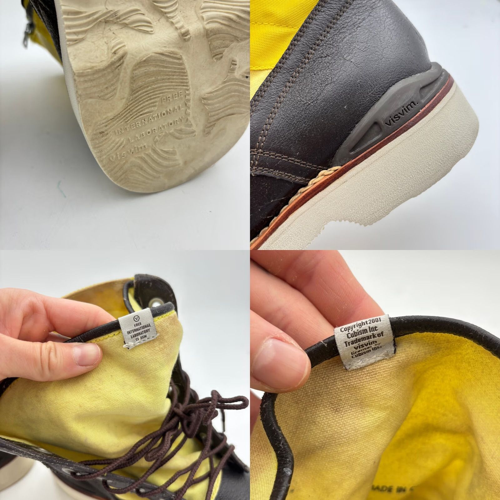 Visvim Visvim 7-Hole '73 Folk Yellow Boots Men’s 12 Handmade Combat Boots Yellow Mens Size US 12 / EU 45 - 8 Thumbnail